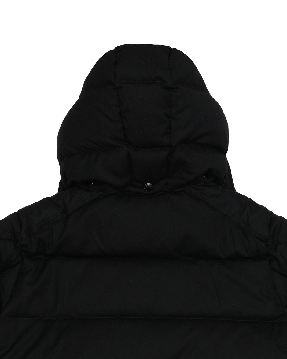 MONTGENEVRE SHORT DOWN JACKET BLACK SIZE 4