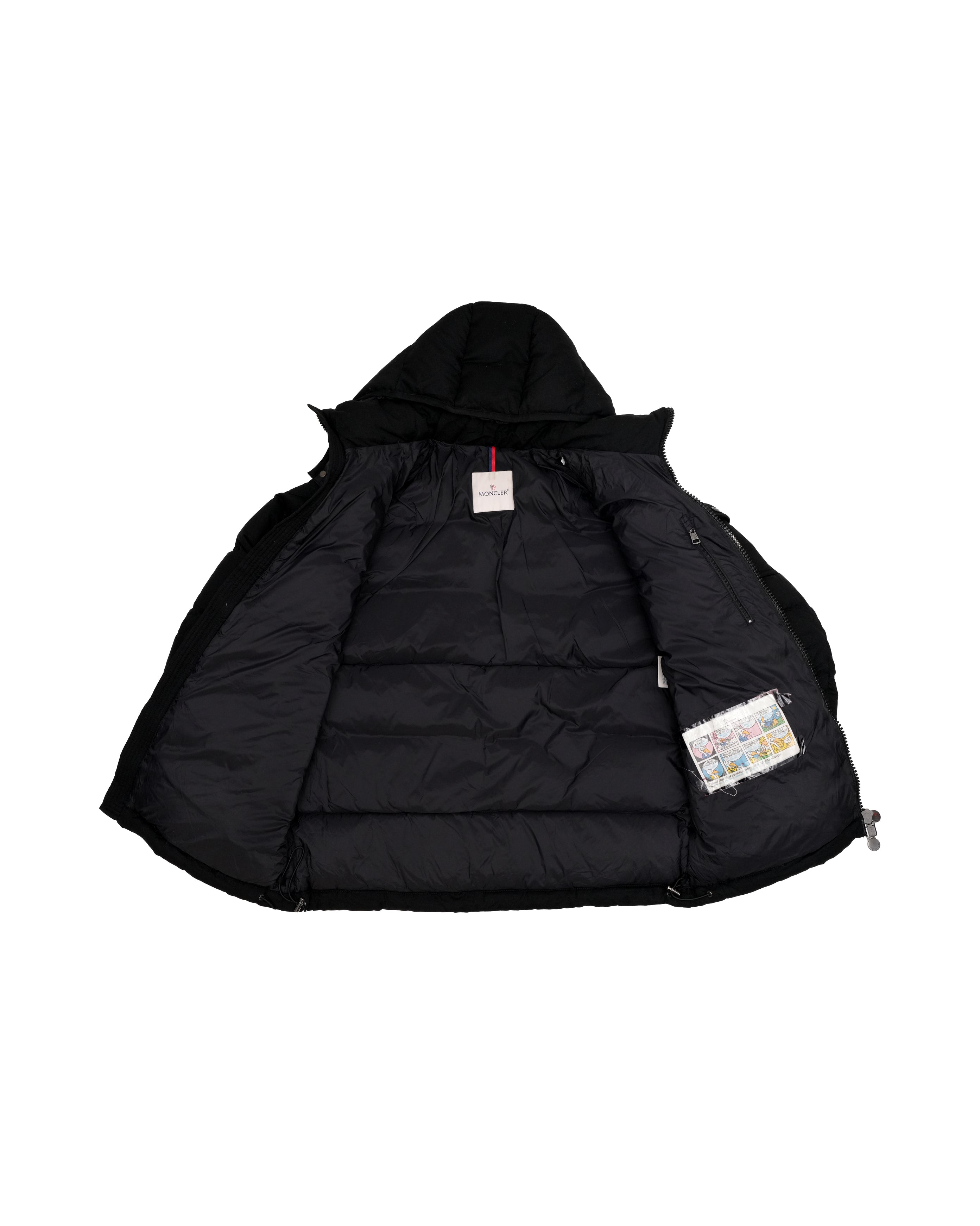 MONTGENEVRE SHORT DOWN JACKET BLACK SIZE 4