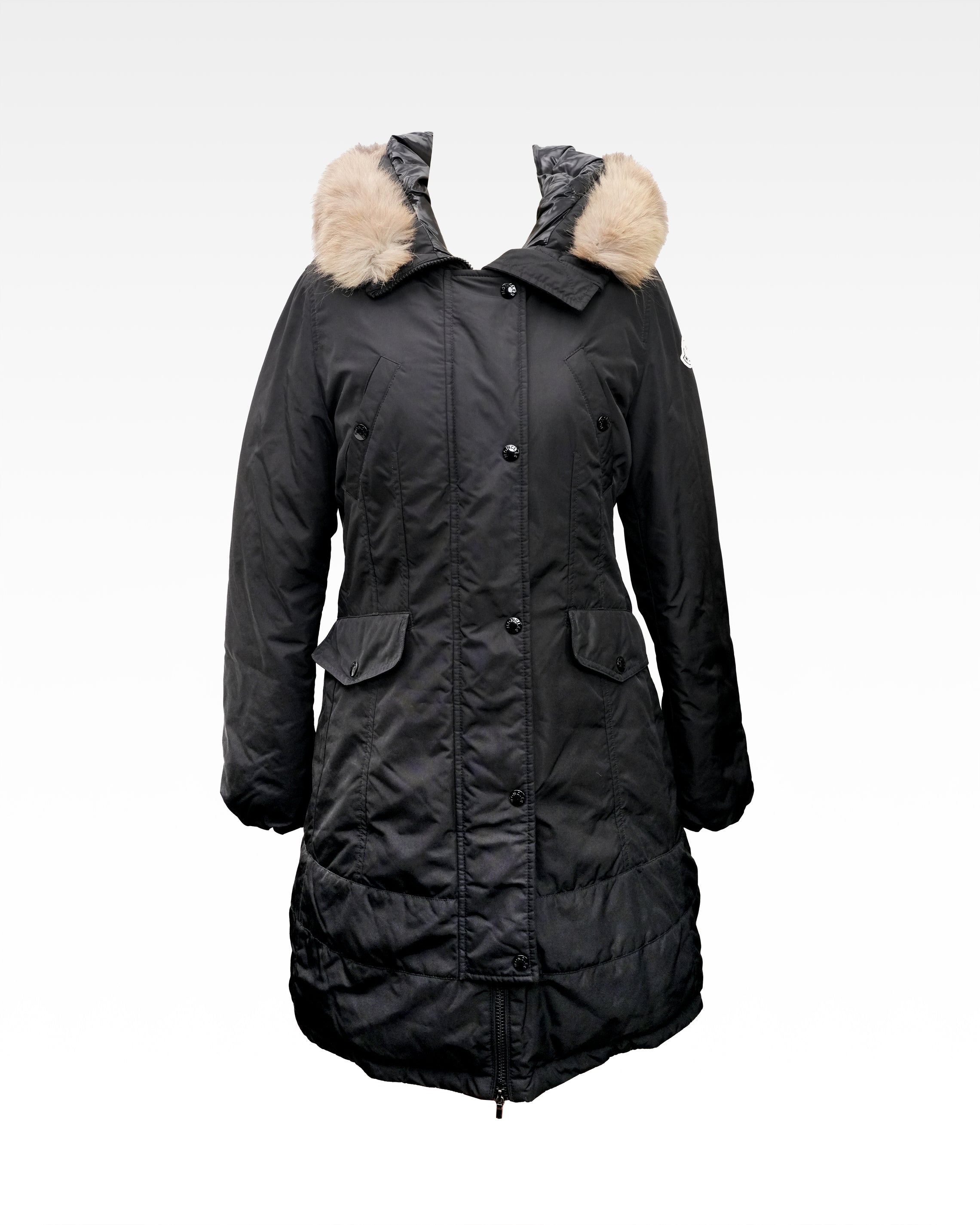 POLYESTER DOWN COAT BLACK