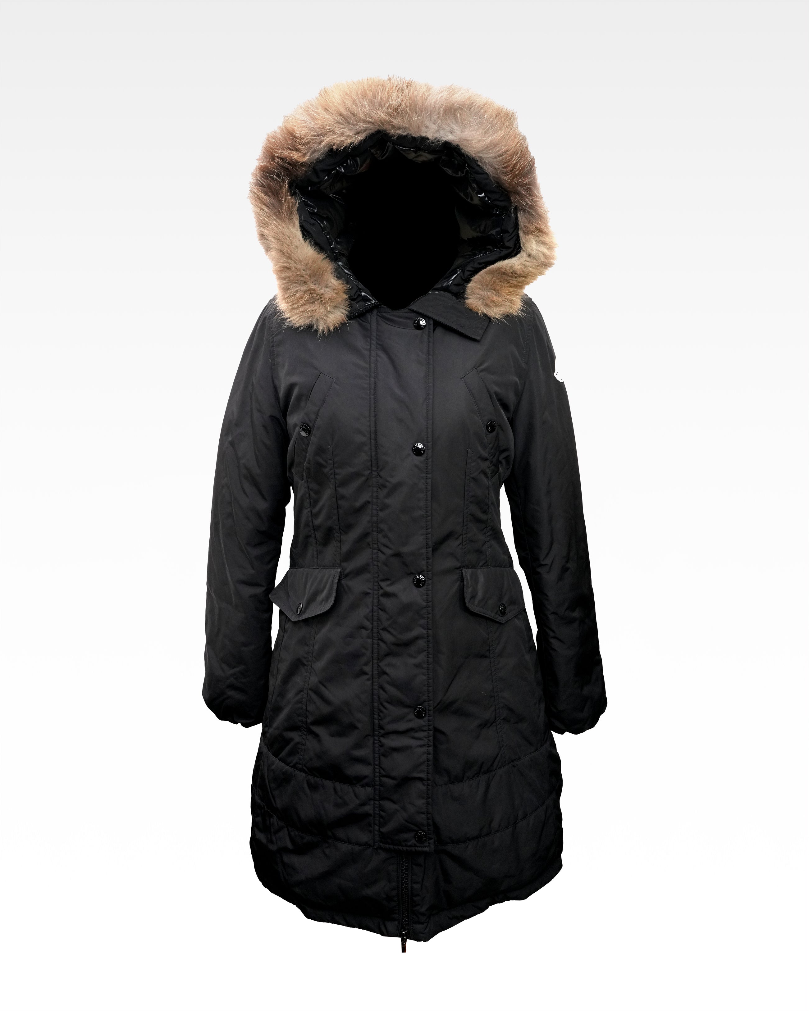 POLYESTER DOWN COAT BLACK