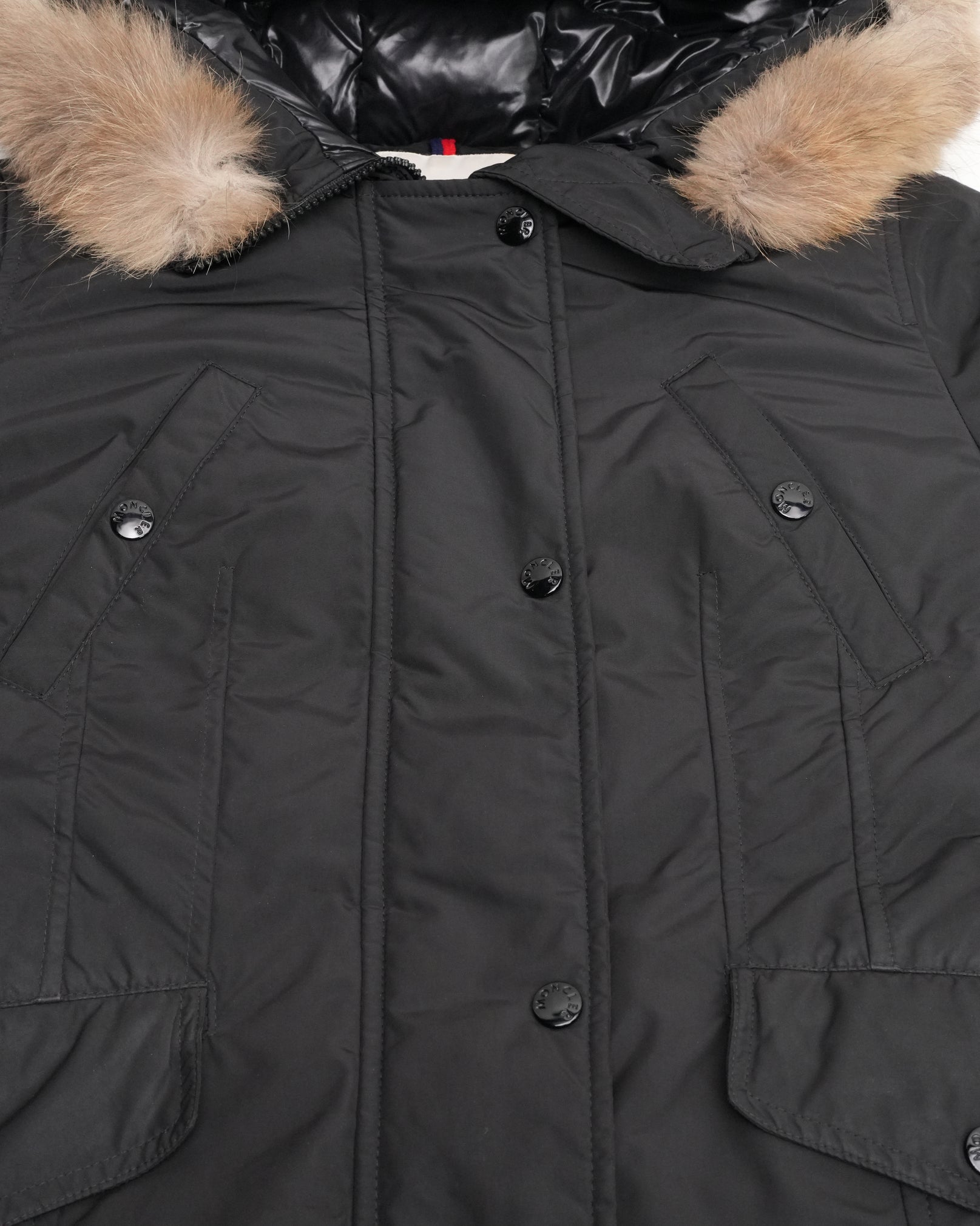 POLYESTER DOWN COAT BLACK