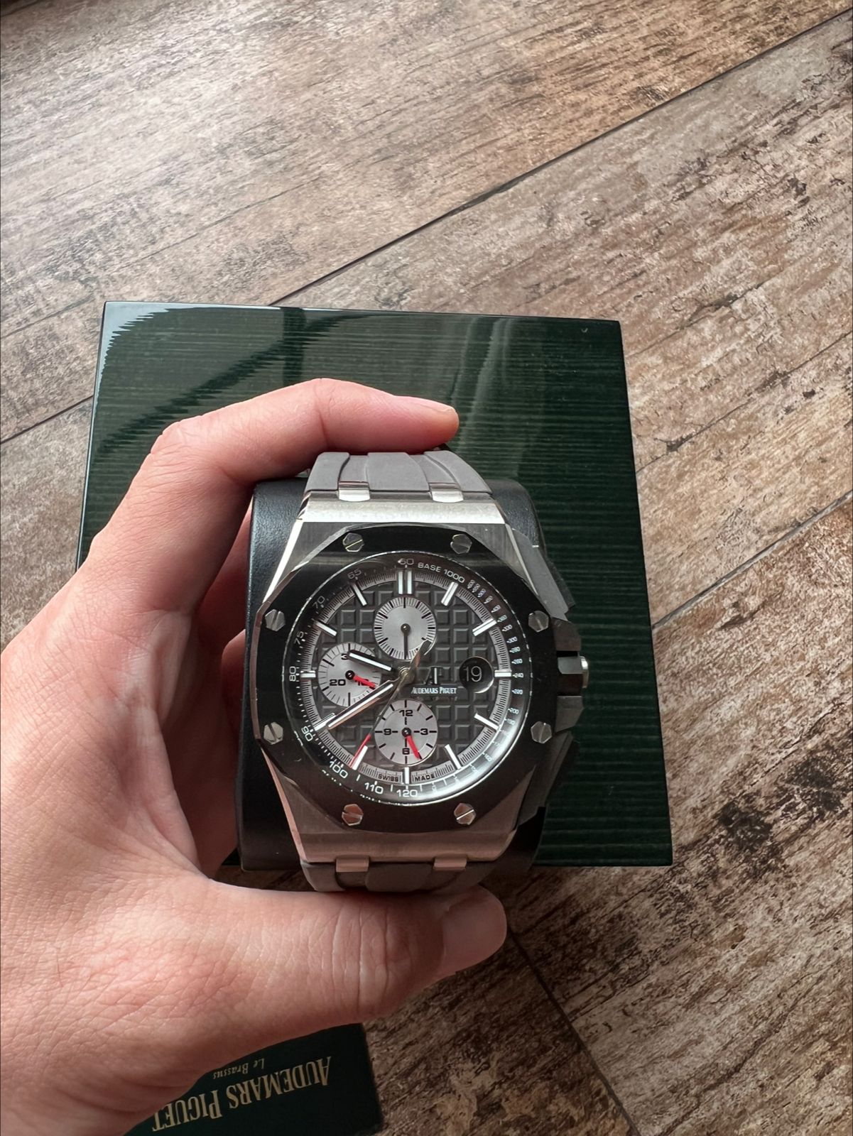 ROYAL OAK OFFSHORE CHRONOGRAPH NOVELTY TITANIUM BLACK CERAMIC GREY DIAL (2019)