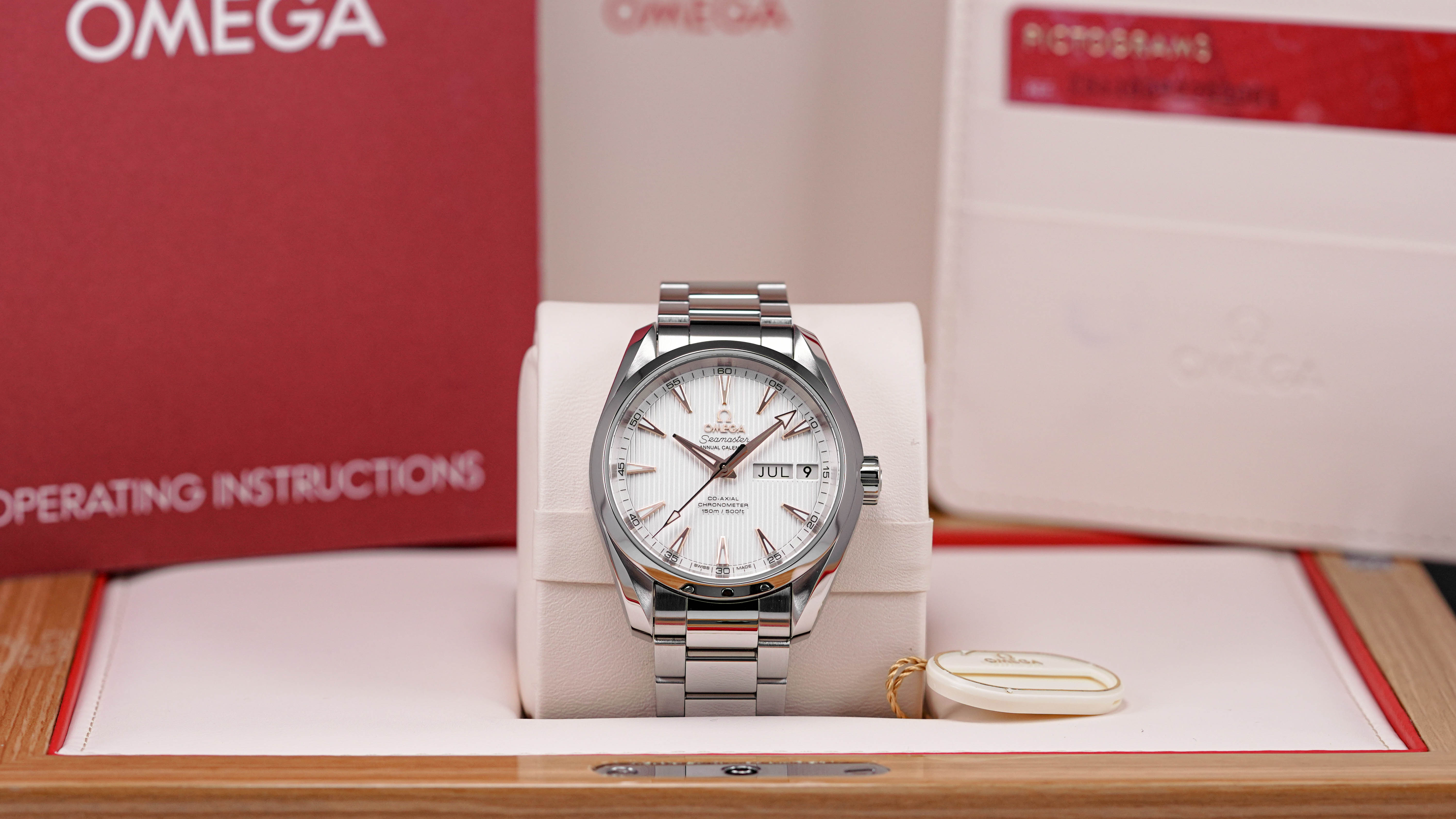 SEAMASTER AQUATERRA 150M CO-AXIAL ANNUAL CALENDAR SILVER DIAL (2023)