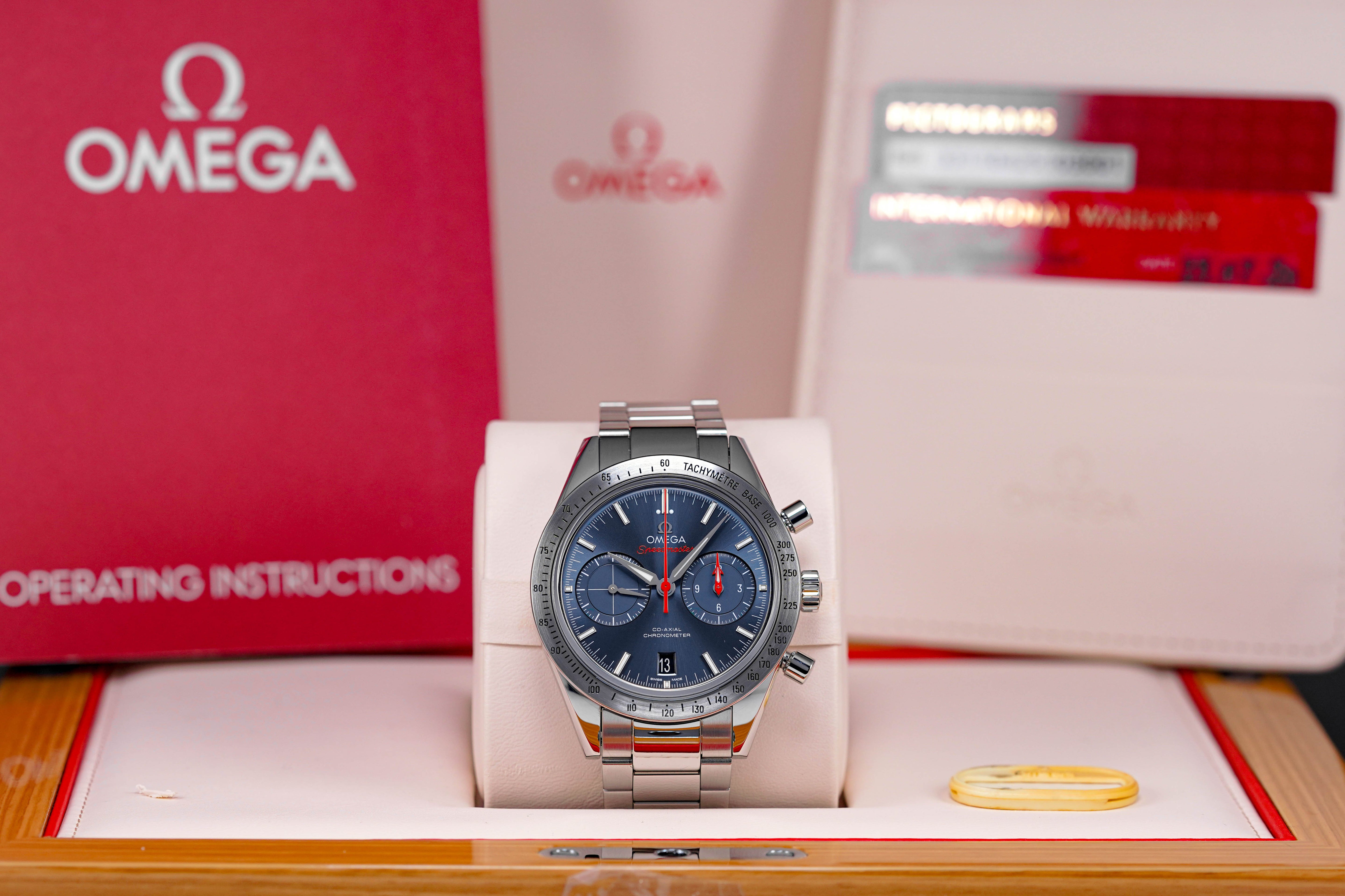 SPEEDMASTER '57 CO-AXIAL CHRONOGRAPH BLUE DIAL (2020)