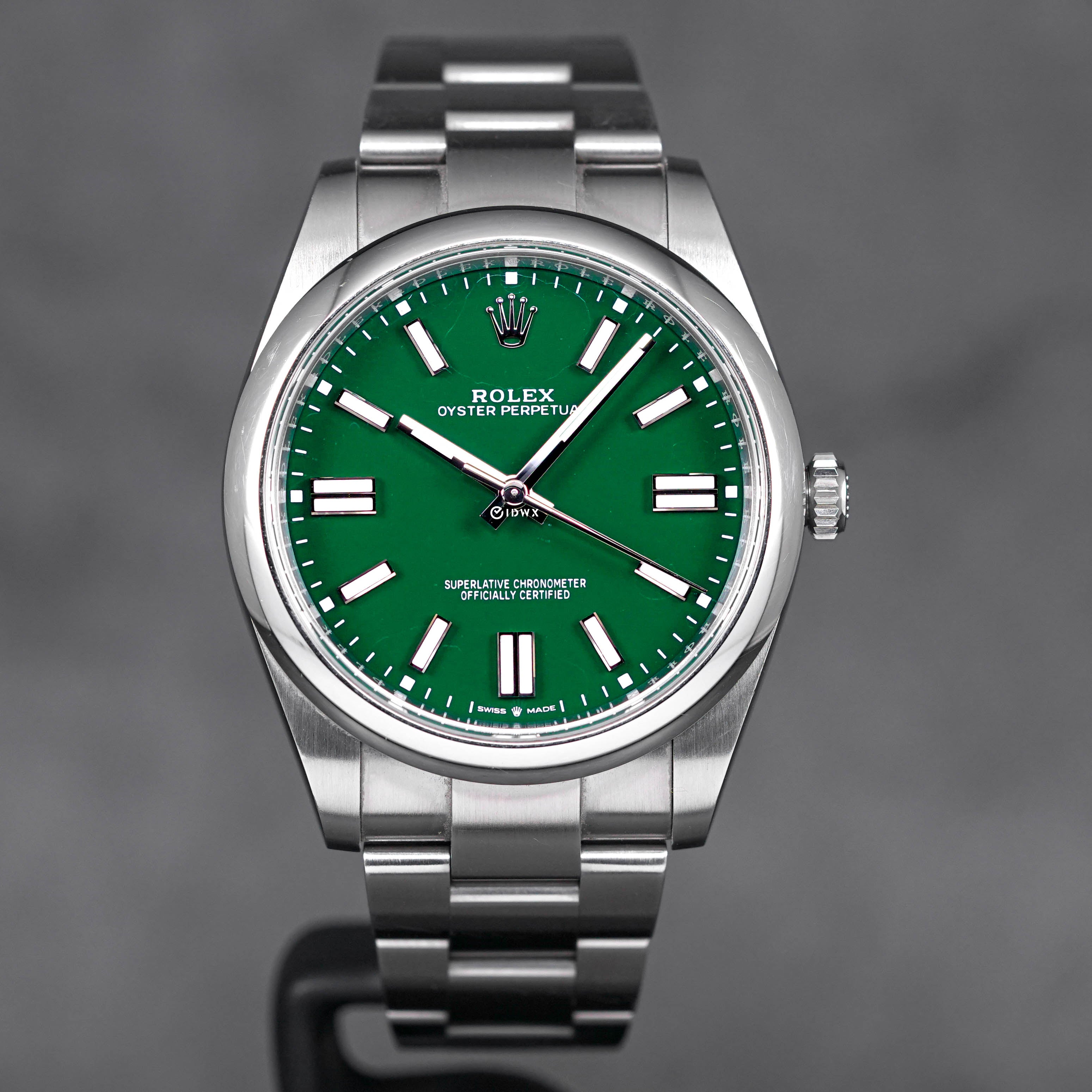 Oyster discount rolex green