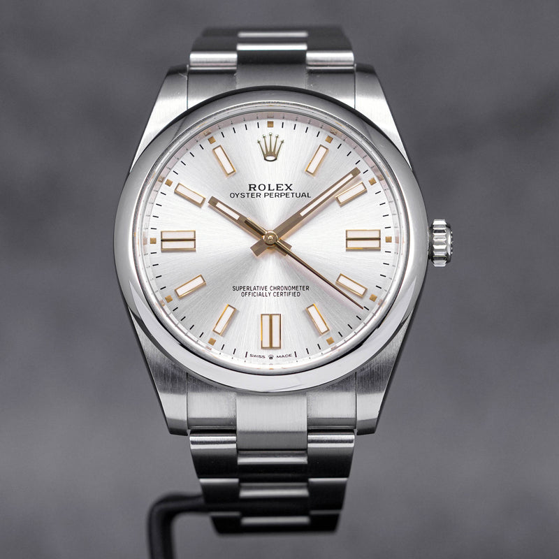 Rolex Oyster Perpetual Silver