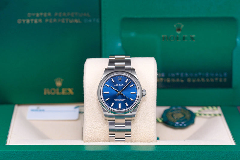 OYSTER PERPETUAL 31MM BLUE DIAL (2023)
