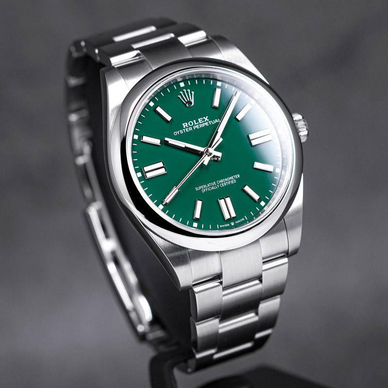 OYSTER PERPETUAL 41MM GREEN DIAL (2023)