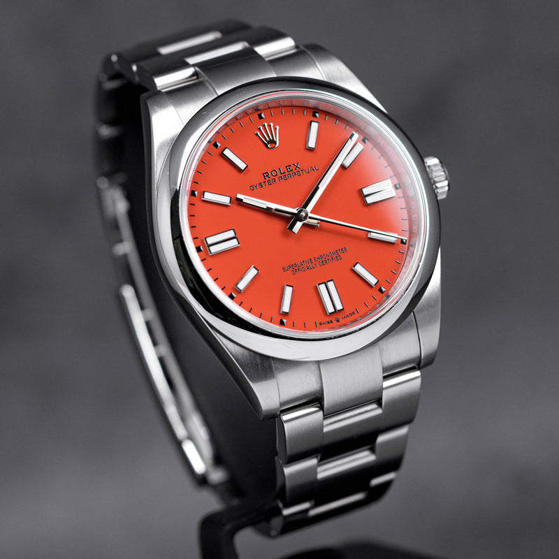 OYSTER PERPETUAL 41MM RED CORAL (2021)
