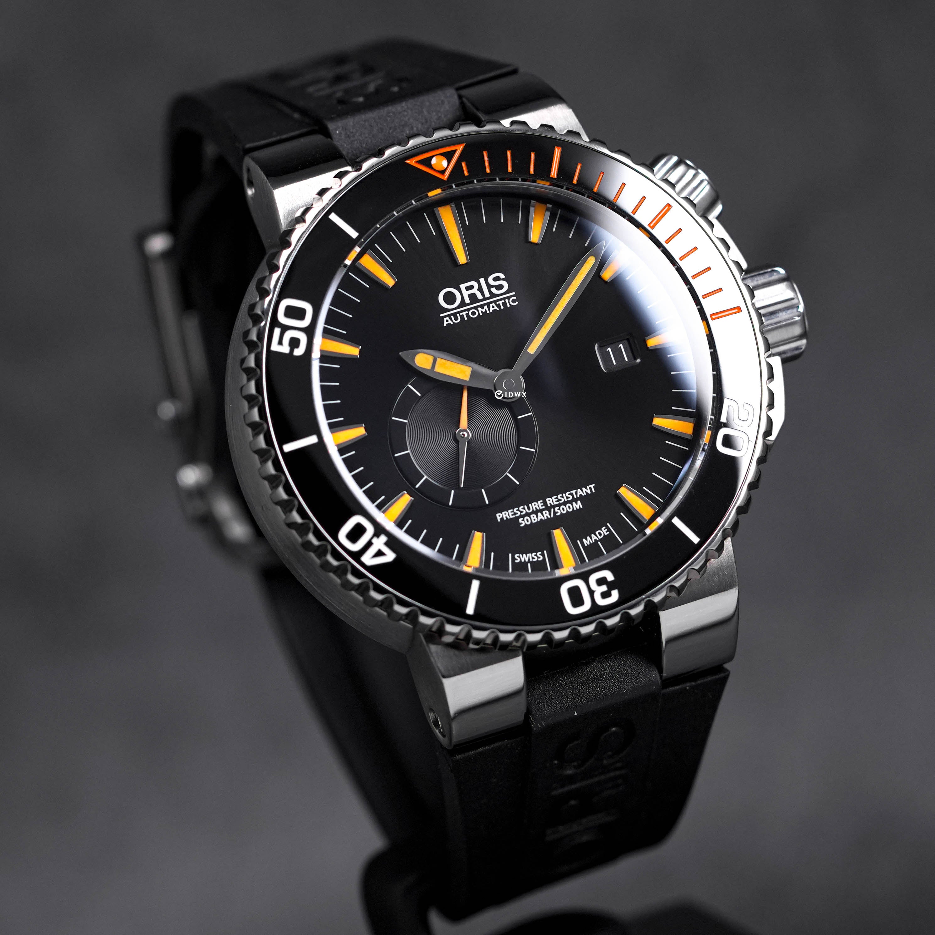 AQUIS CARLOS COSTE TITANIUM LIMITED EDITION IV BLACK DIAL (UNDATED)