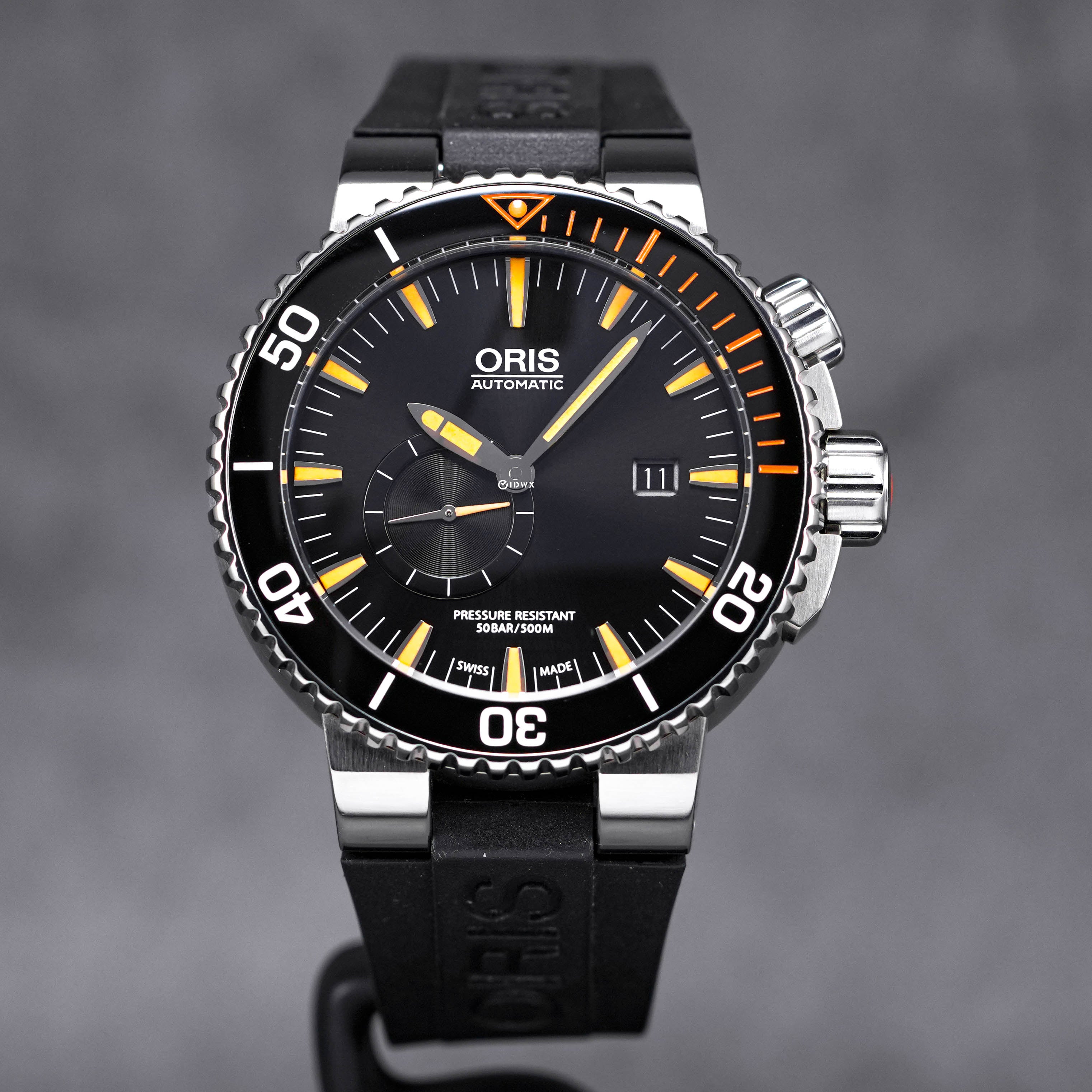 AQUIS CARLOS COSTE TITANIUM LIMITED EDITION IV BLACK DIAL (UNDATED)