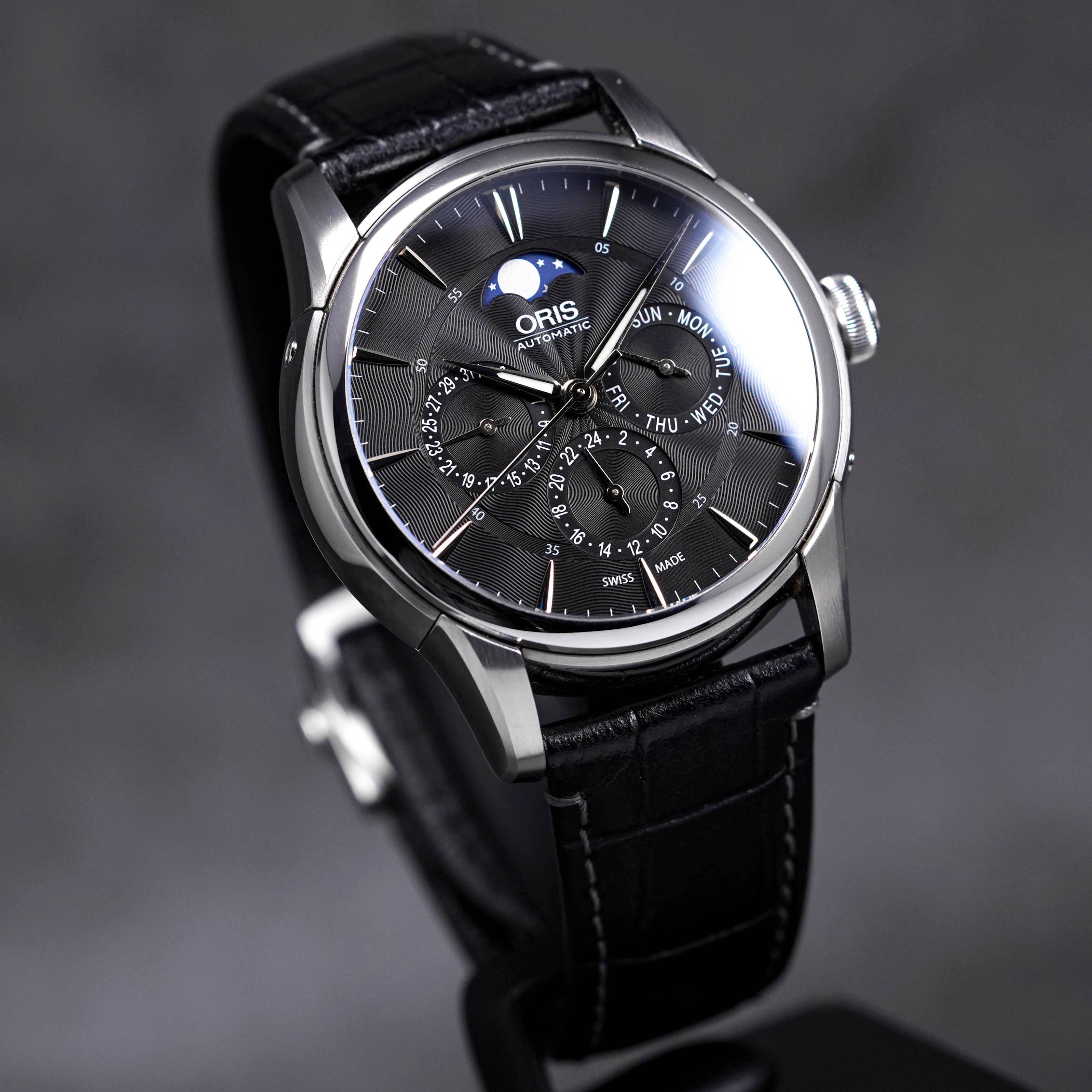 ARTILIER COMPLICATION MOONPHASE BLACK DIAL (UNDATED)