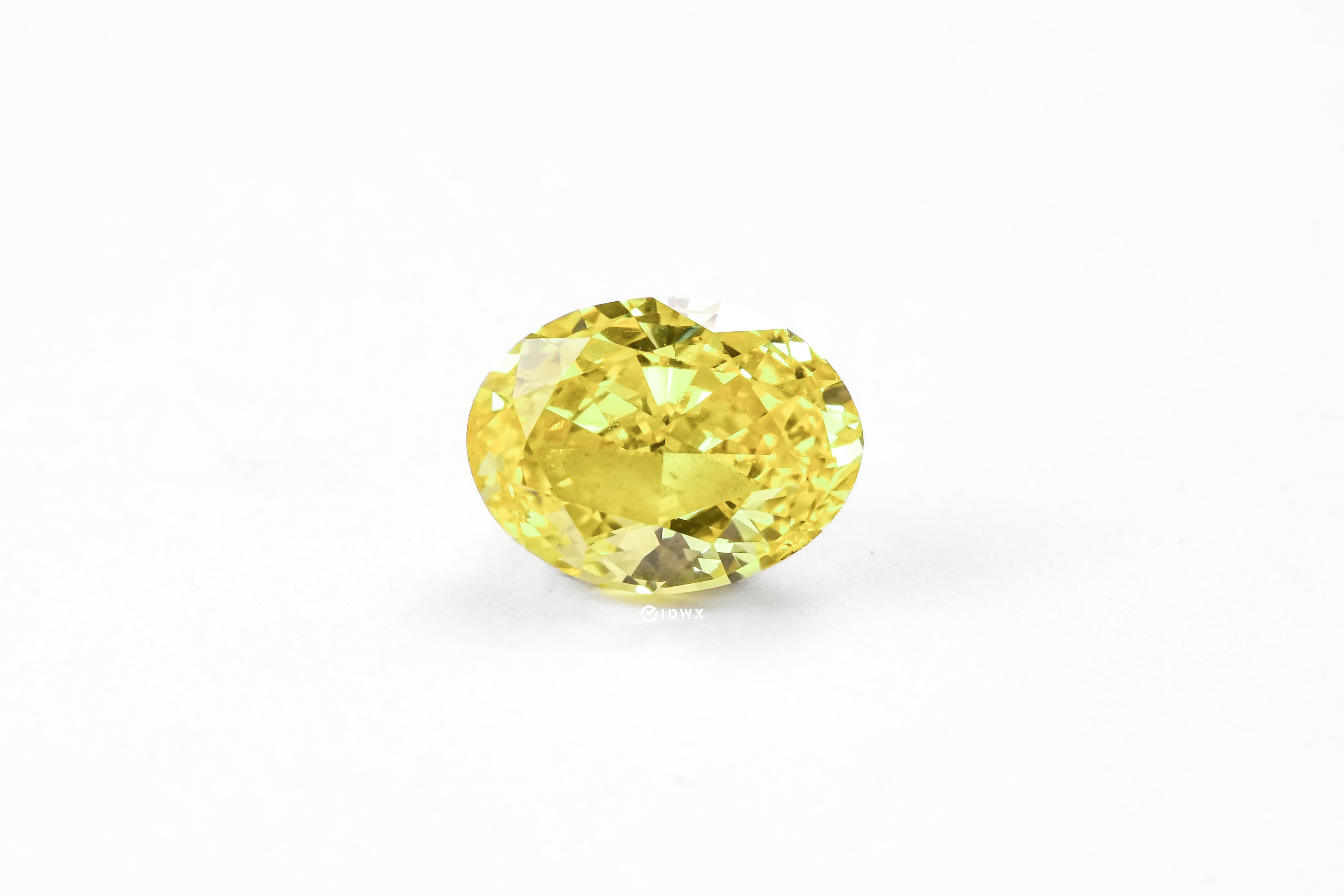 LAB GROWN DIAMOND BY IGI - OV 1.11CT / F.V.YELLOW-VVS2