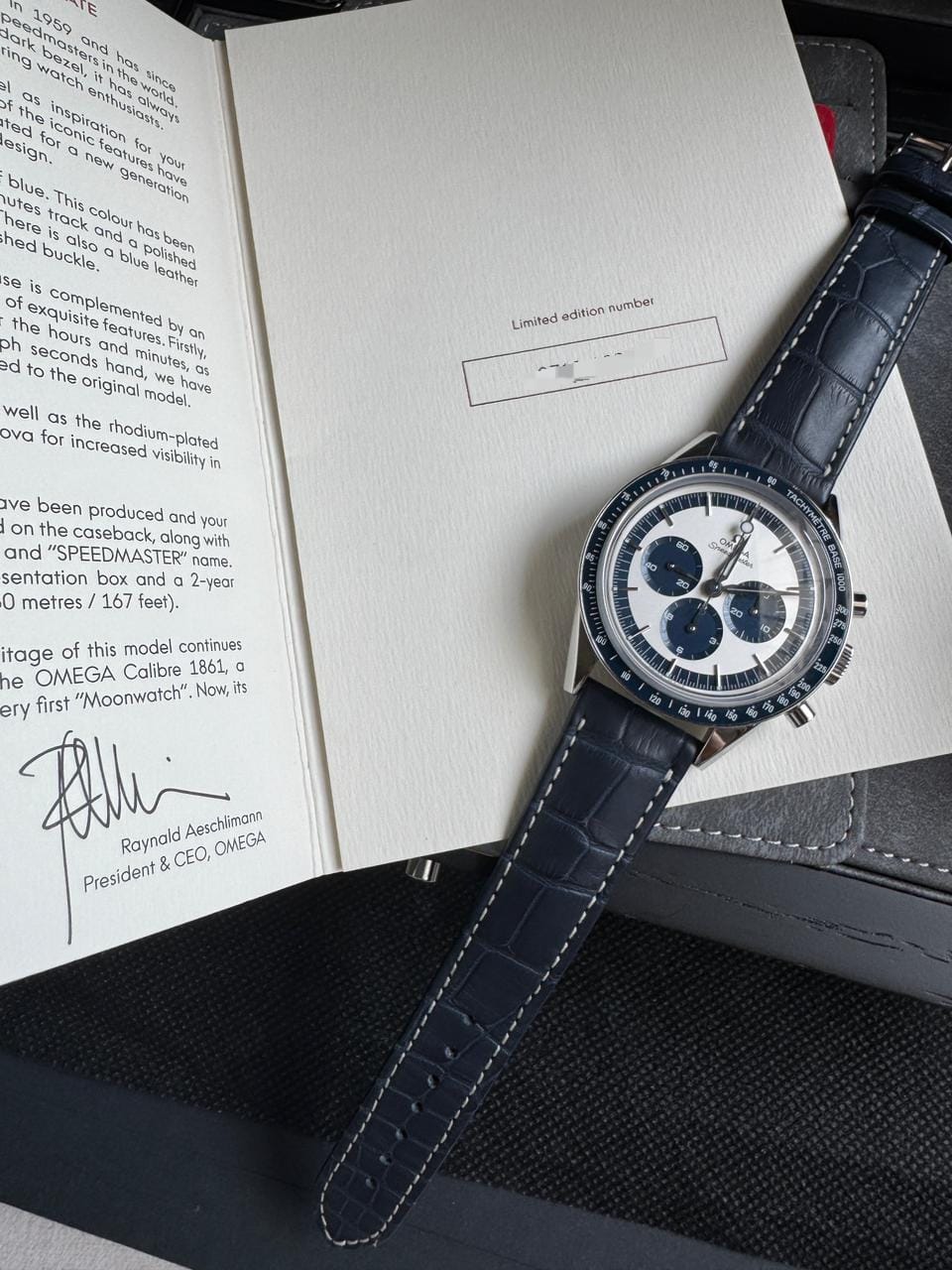 SPEEDMASTER MOONWATCH CK2998 BLUE LIMITED EDITION (2017)