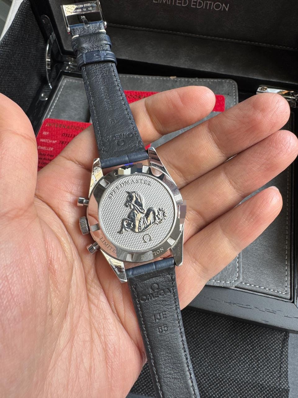 SPEEDMASTER MOONWATCH CK2998 BLUE LIMITED EDITION (2017)