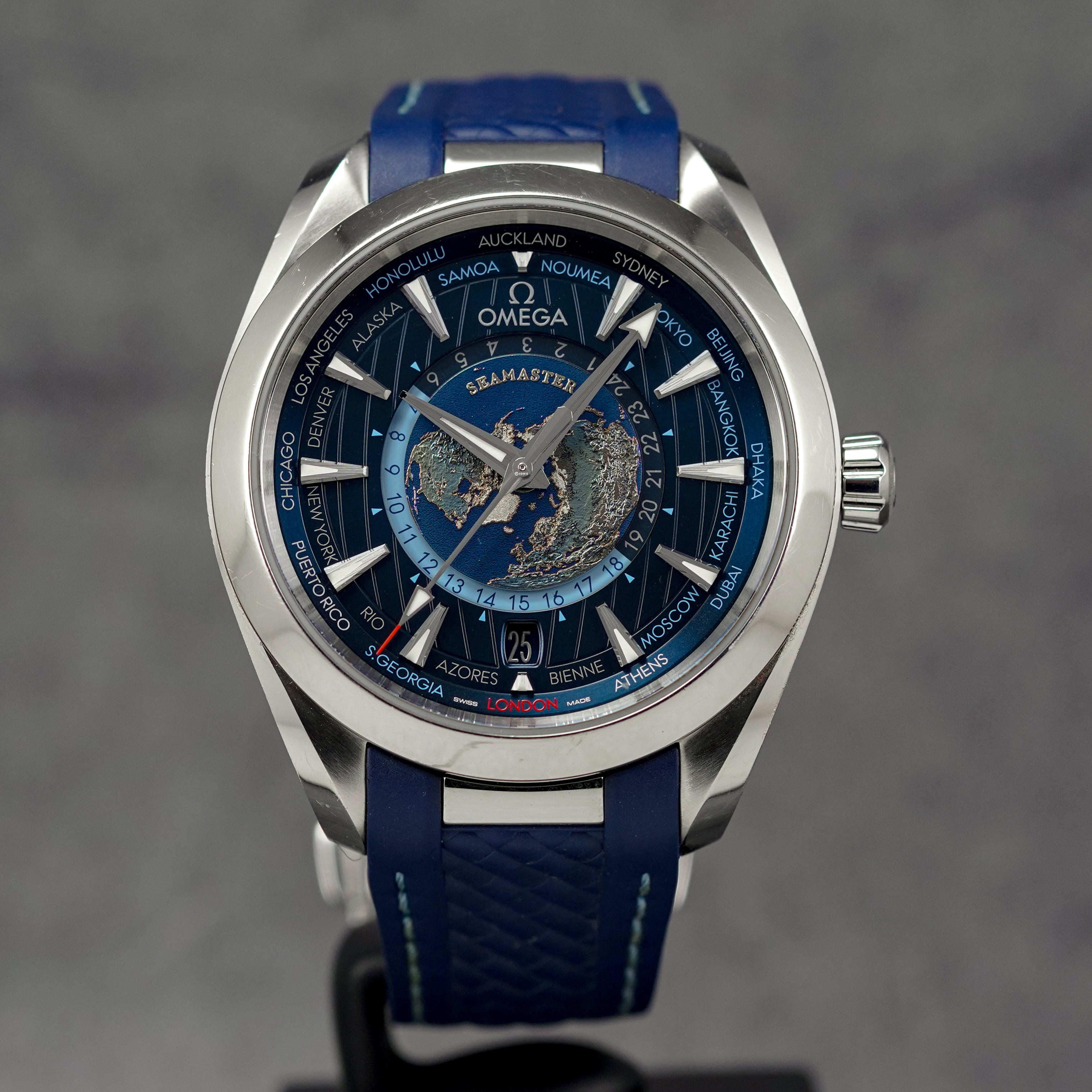 Harga Omega Seamaster Aqua Terra Worldtimer Blue