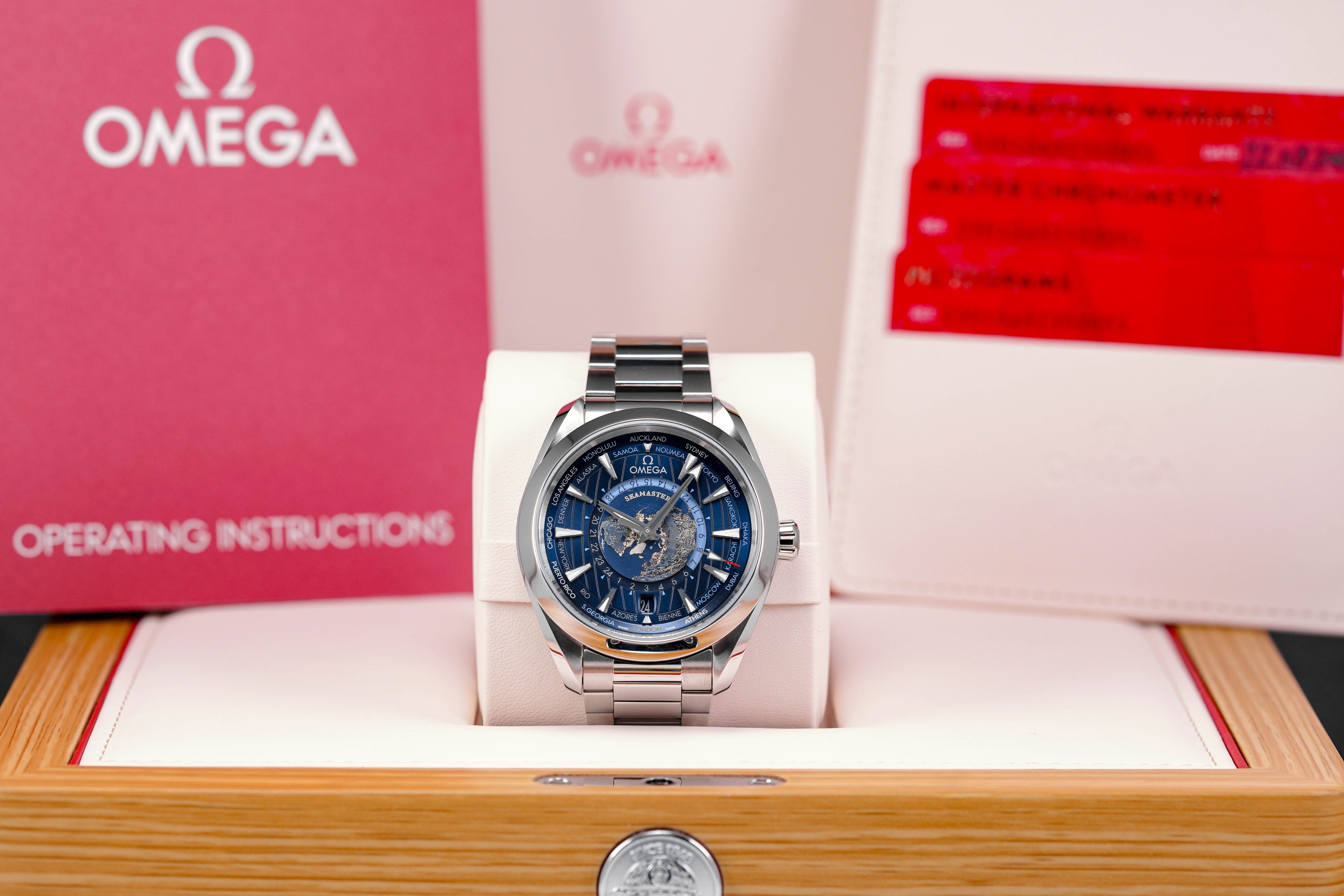 Harga Omega Seamaster Aqua Terra Worldtimer Blue