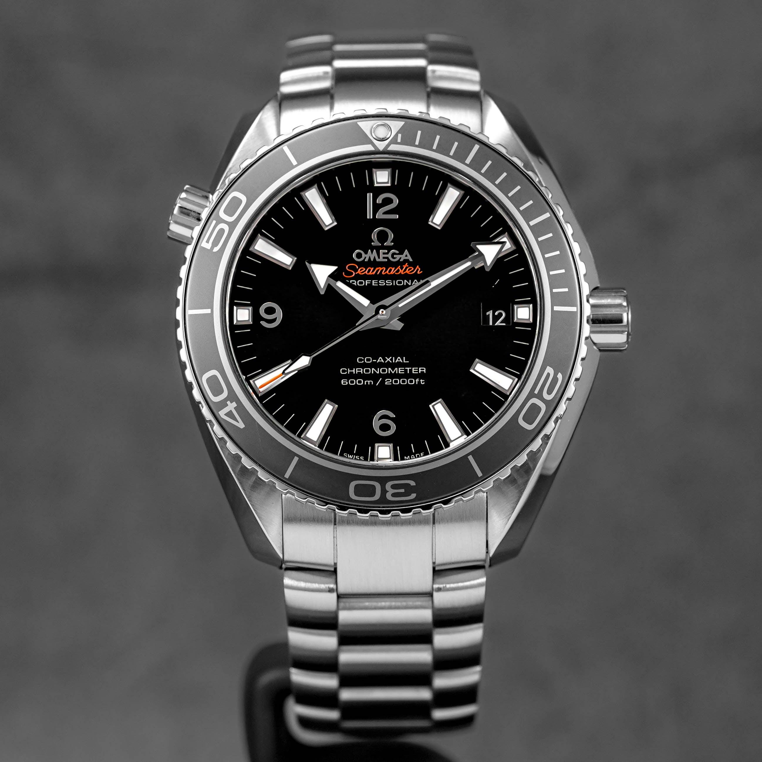 OMEGA SEAMASTER PLANET OCEAN 600M JAMES BOND 'SKYFALL' BLACK DIAL