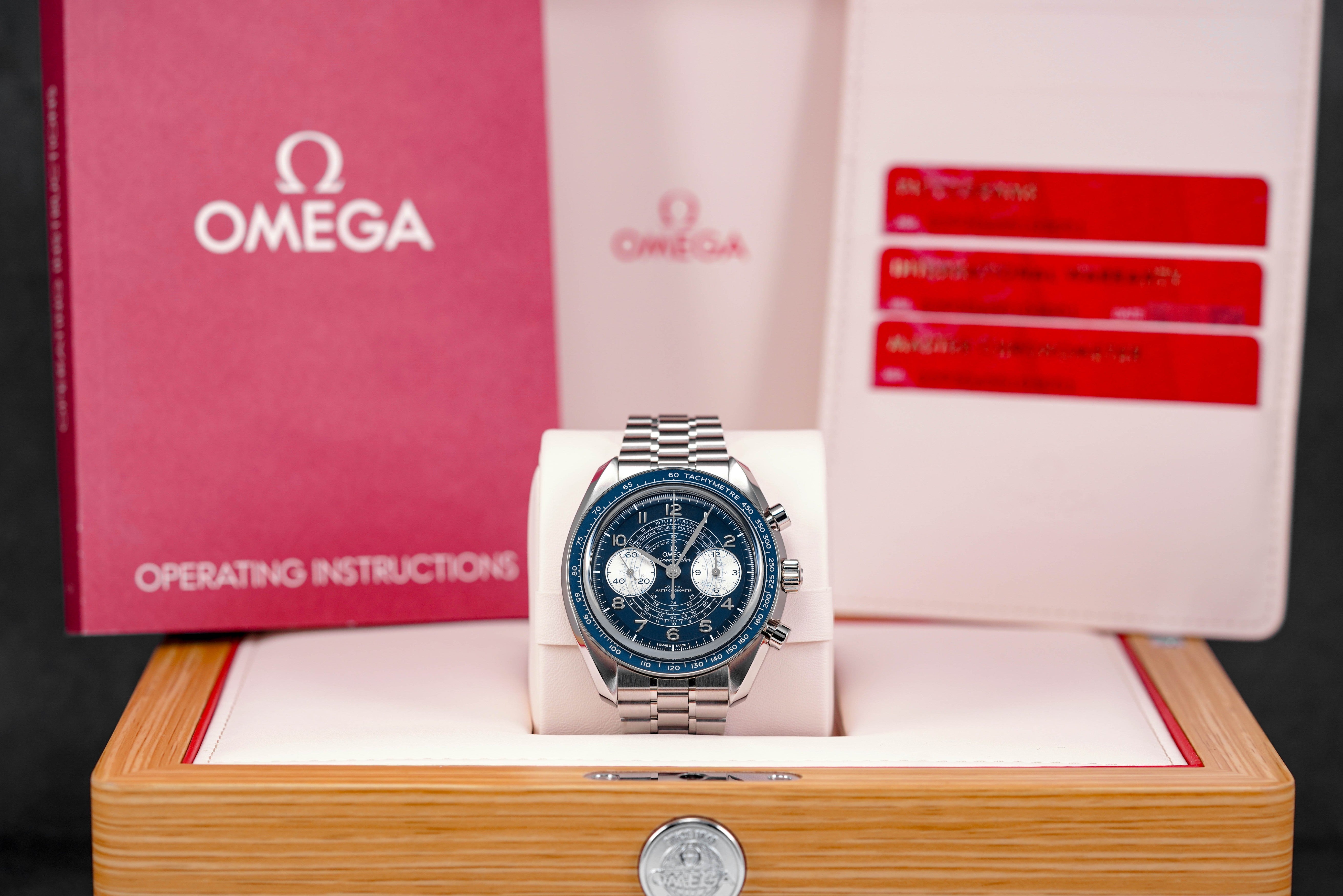 Harga Omega Speedmaster Chronoscope Blue