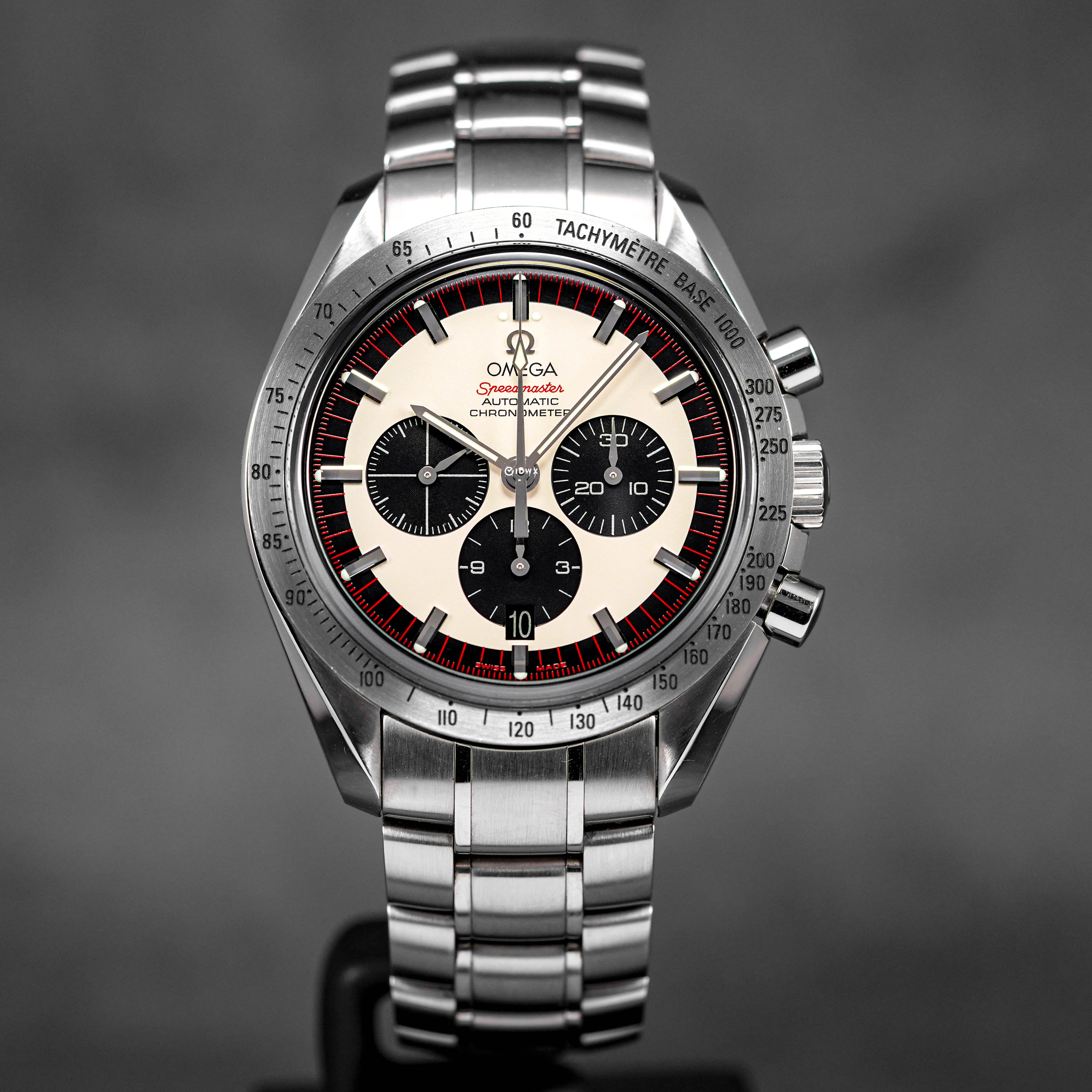 SPEEDMASTER SCHUMACHER 'THE LEGEND' PANDA DIAL LIMITED EDITION (UNDATED)