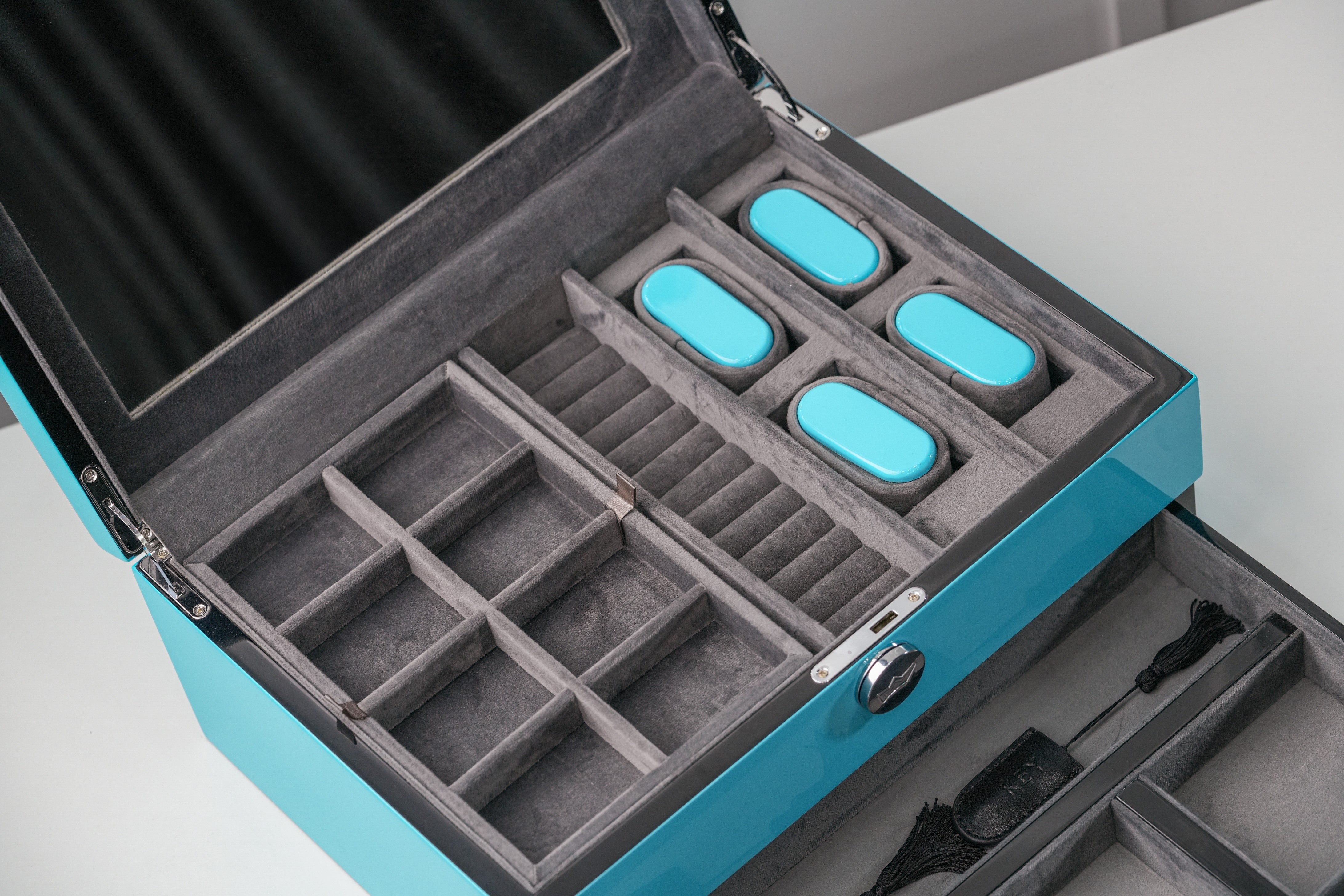 RIVVA JEWELRY BOX TIFFANY BLUE