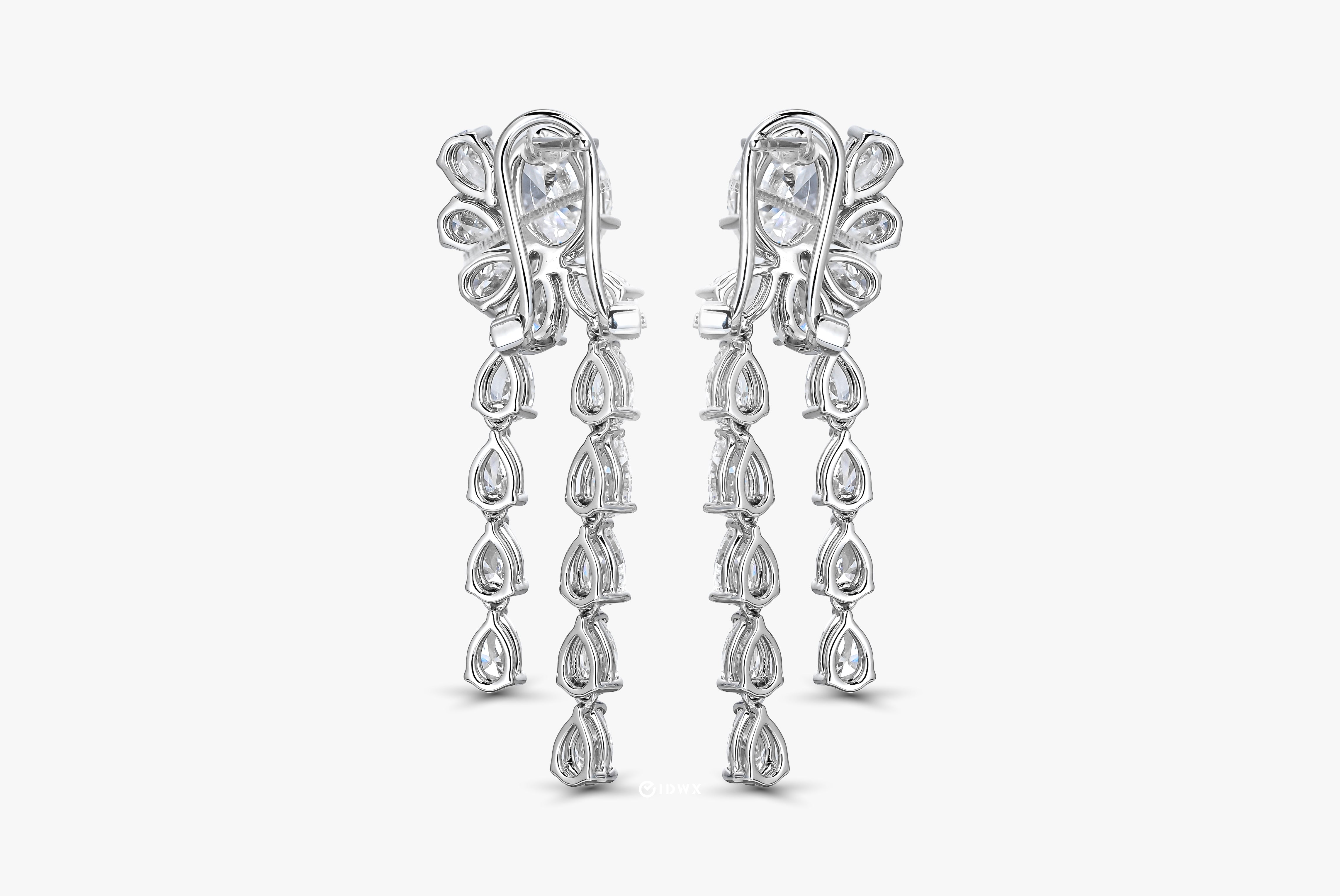 Pear & Oval Drop Earring