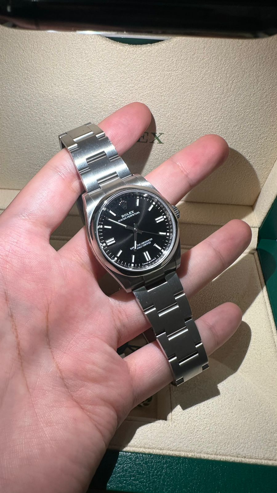 OYSTER PERPETUAL 36MM BLACK DIAL (2023)