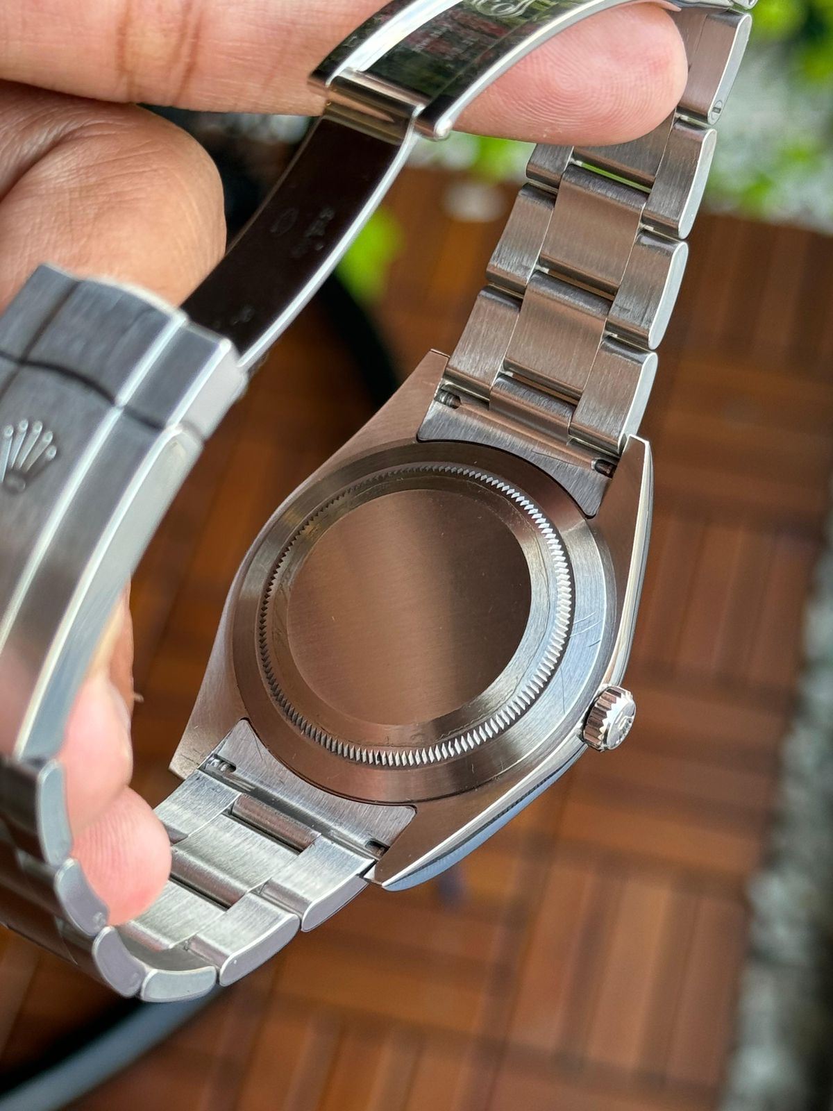 OYSTER PERPETUAL 39MM RHODIUM DIAL (WATCH ONLY)