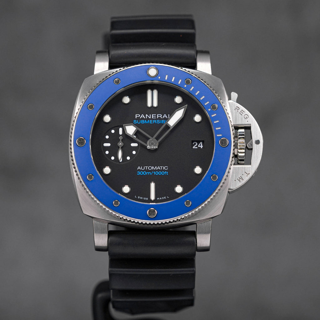 PANERAI LUMINOR SUBMERSIBLE AZZURRO 42MM LIMITED EDITION PAM 1209