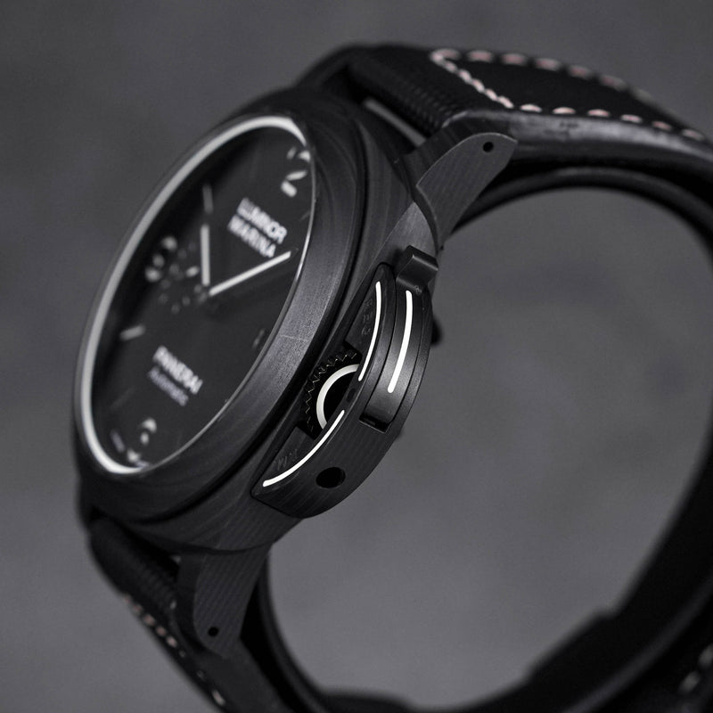 LUMINOR MARINA 44MM CARBOTECH '70TH YEARS OF LUMINOR' BLACK DIAL PAM 1118 LIMITED EDITION