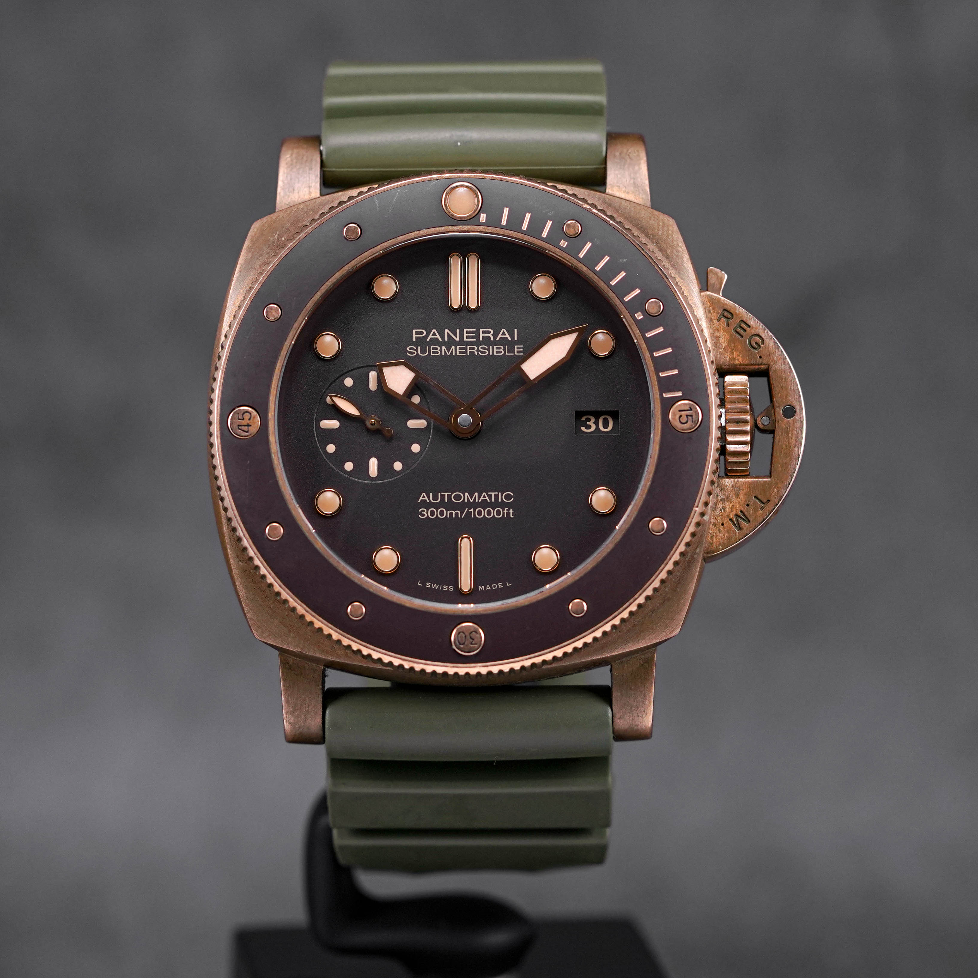 Panerai best sale 968 bronzo