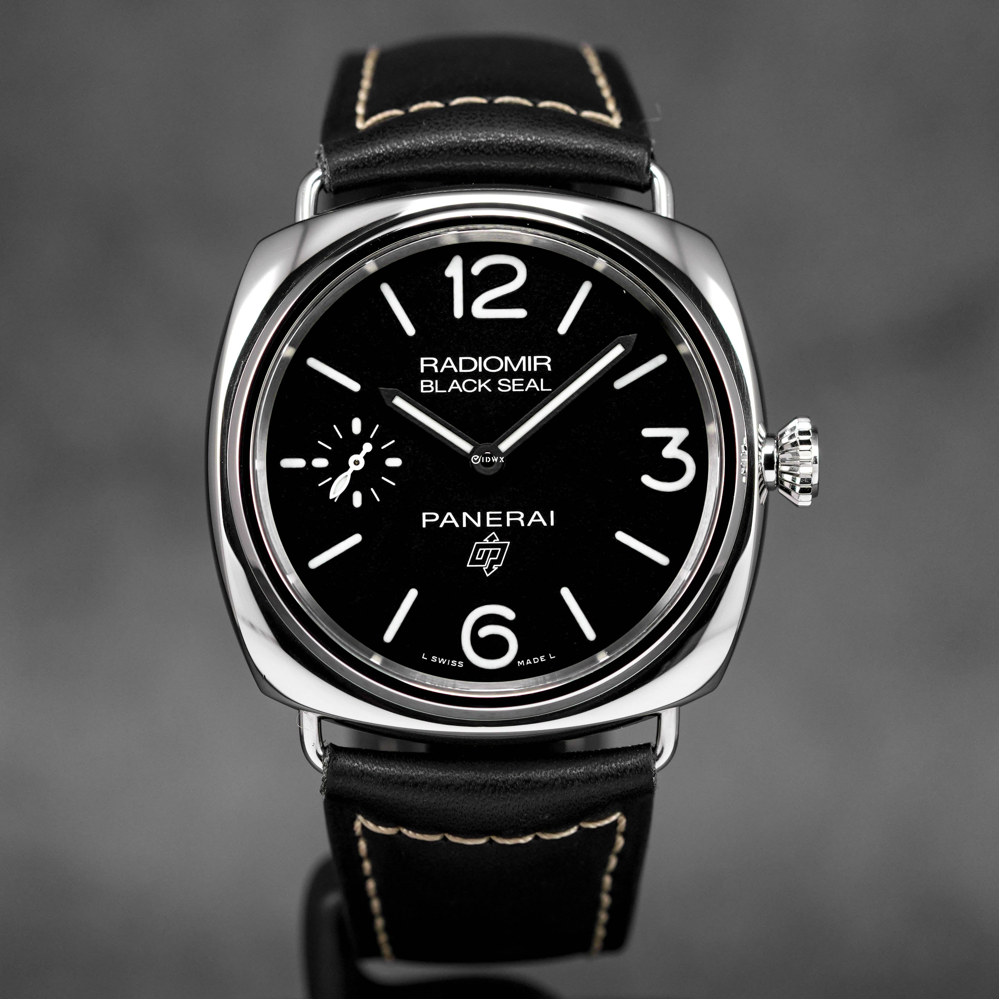 Panerai radiomir black online seal logo