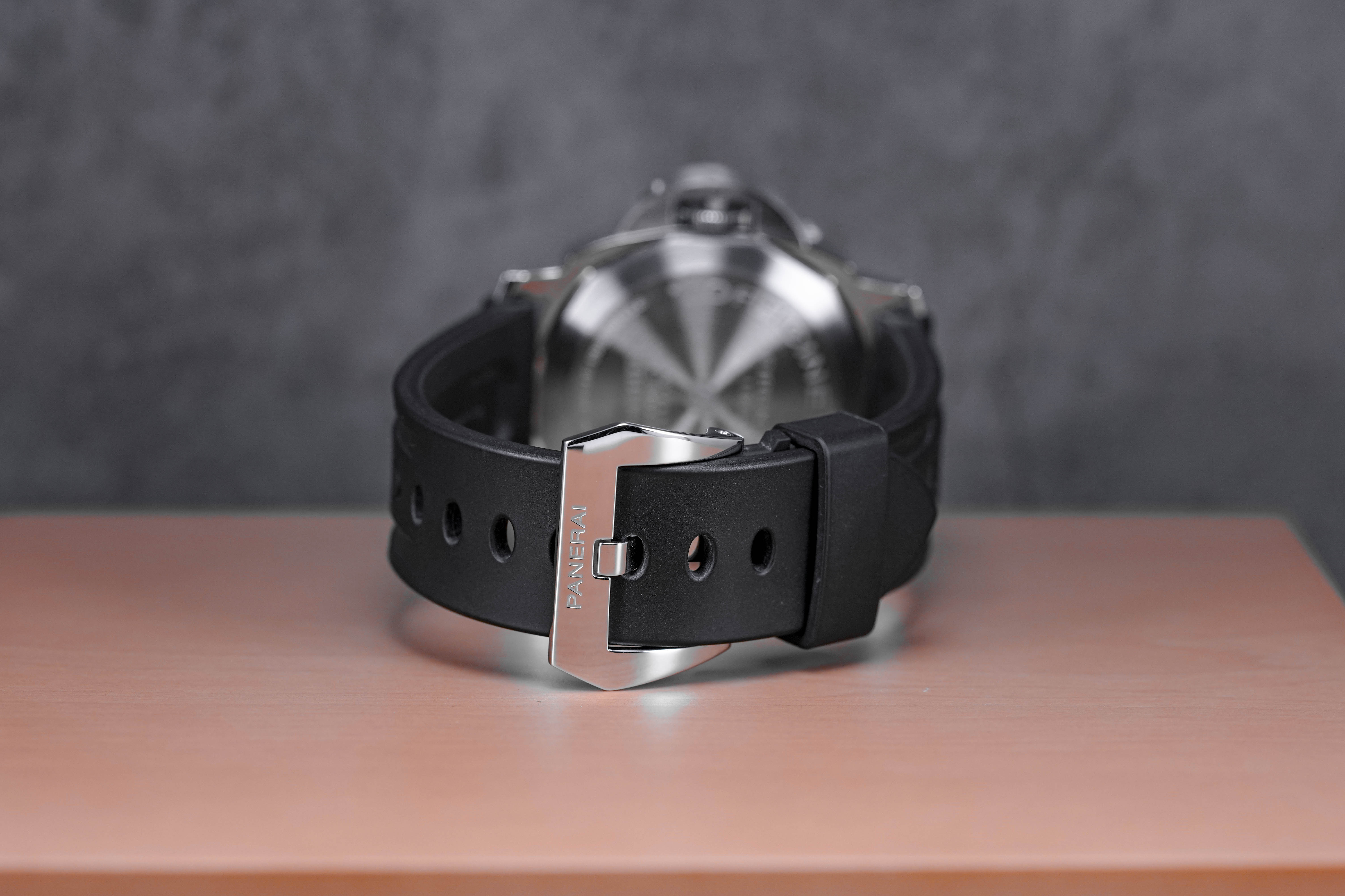 PANERAI LUMINOR MARINA LOGO 3 DAYS STEEL BLACK DIAL PAM 776 2019 IDWX