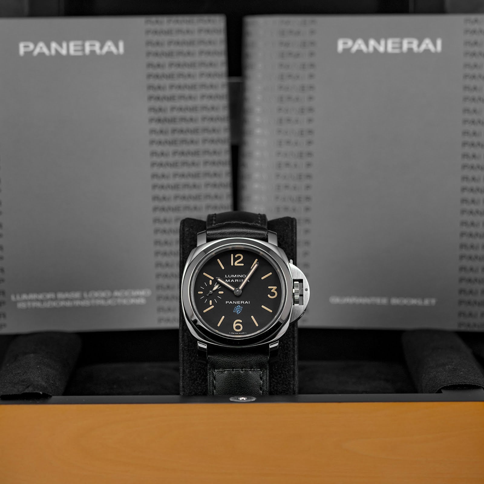 LUMINOR MARINA LOGO 44MM BLACK DIAL PAM 631 (2018)