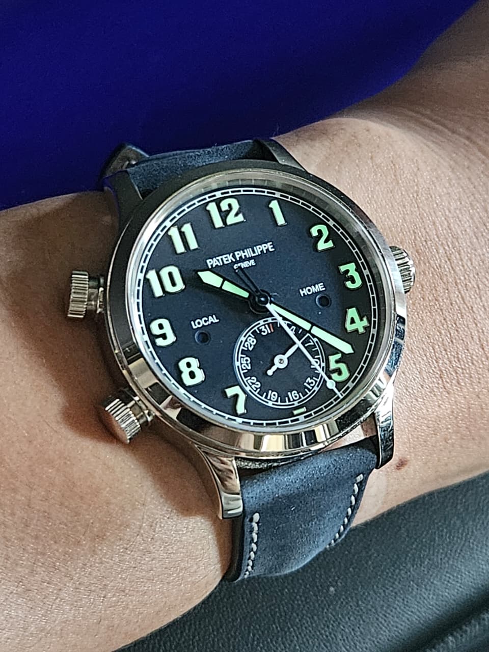 CALATRAVA PILOT TRAVEL TIME 7234G WHITEGOLD (2022)