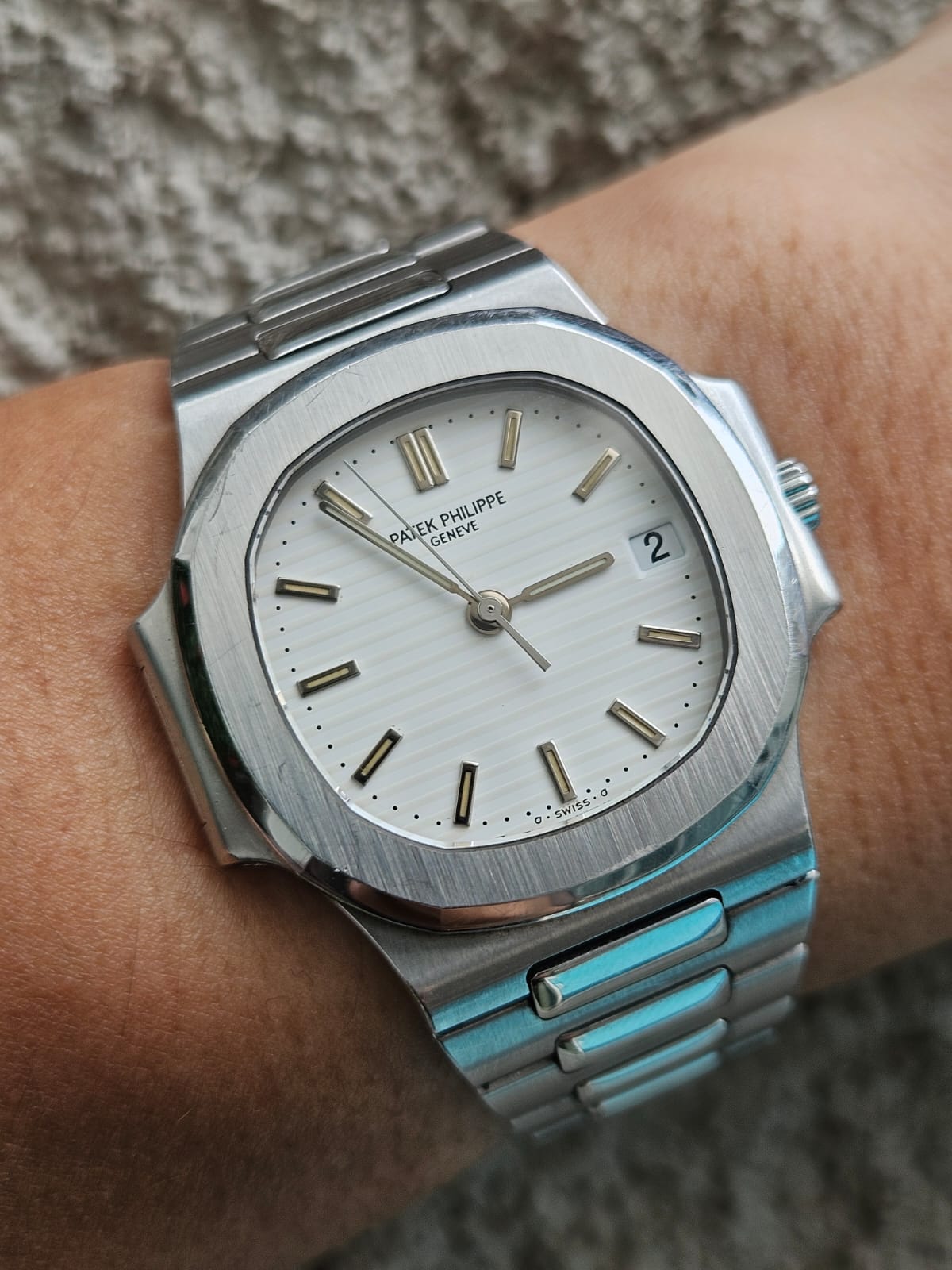 NAUTILUS 3800/1A WHITE DIAL (1999)