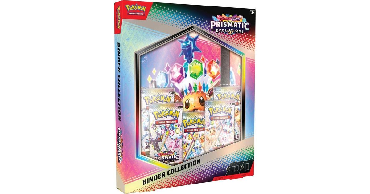 prismatic evolution card binder PRISMATIC EVOLUTION BINDER COLLECTION