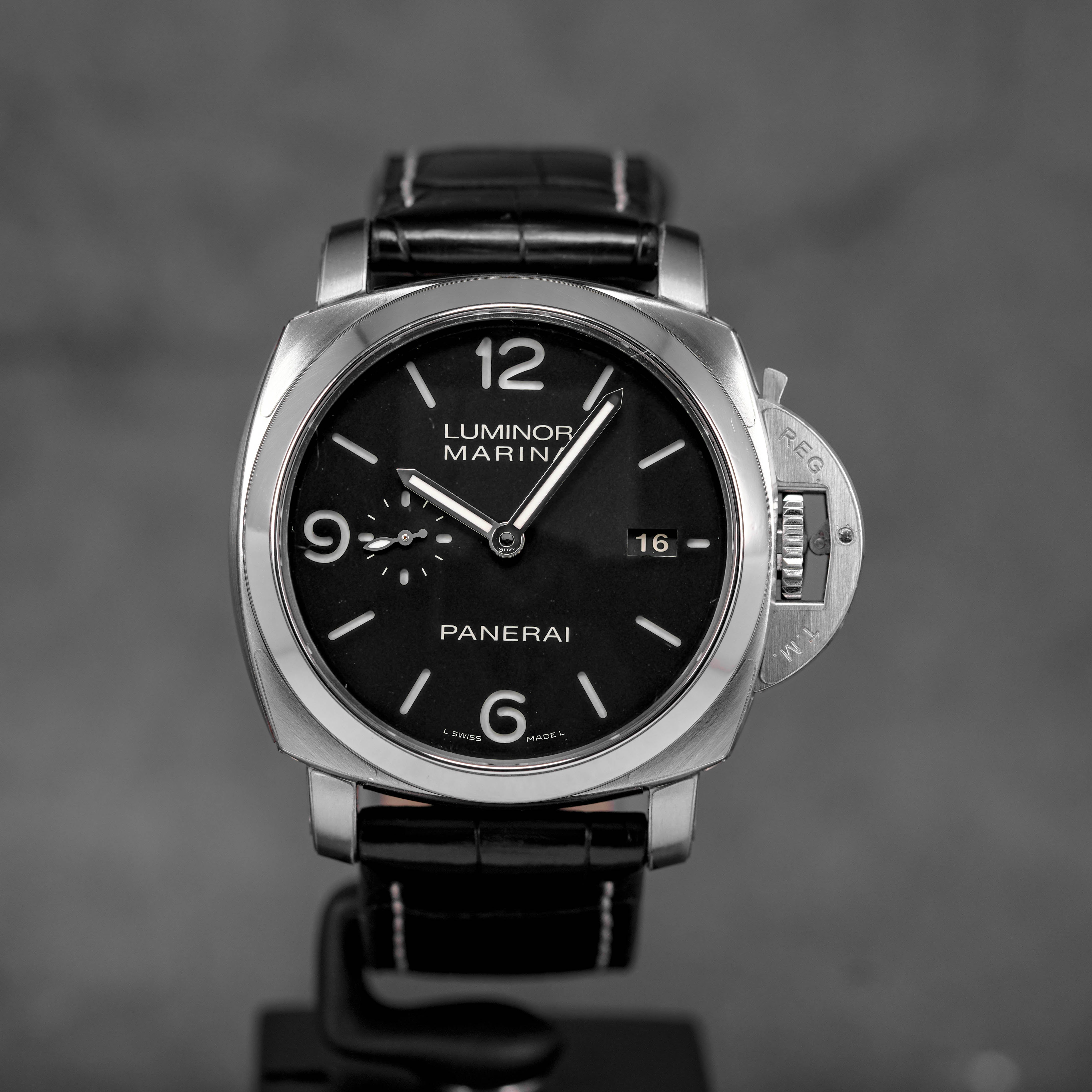 PANERAI LUMINOR MARINA DAYS 44MM BLACK DIAL PAM 312 (UNDATED) IDWX