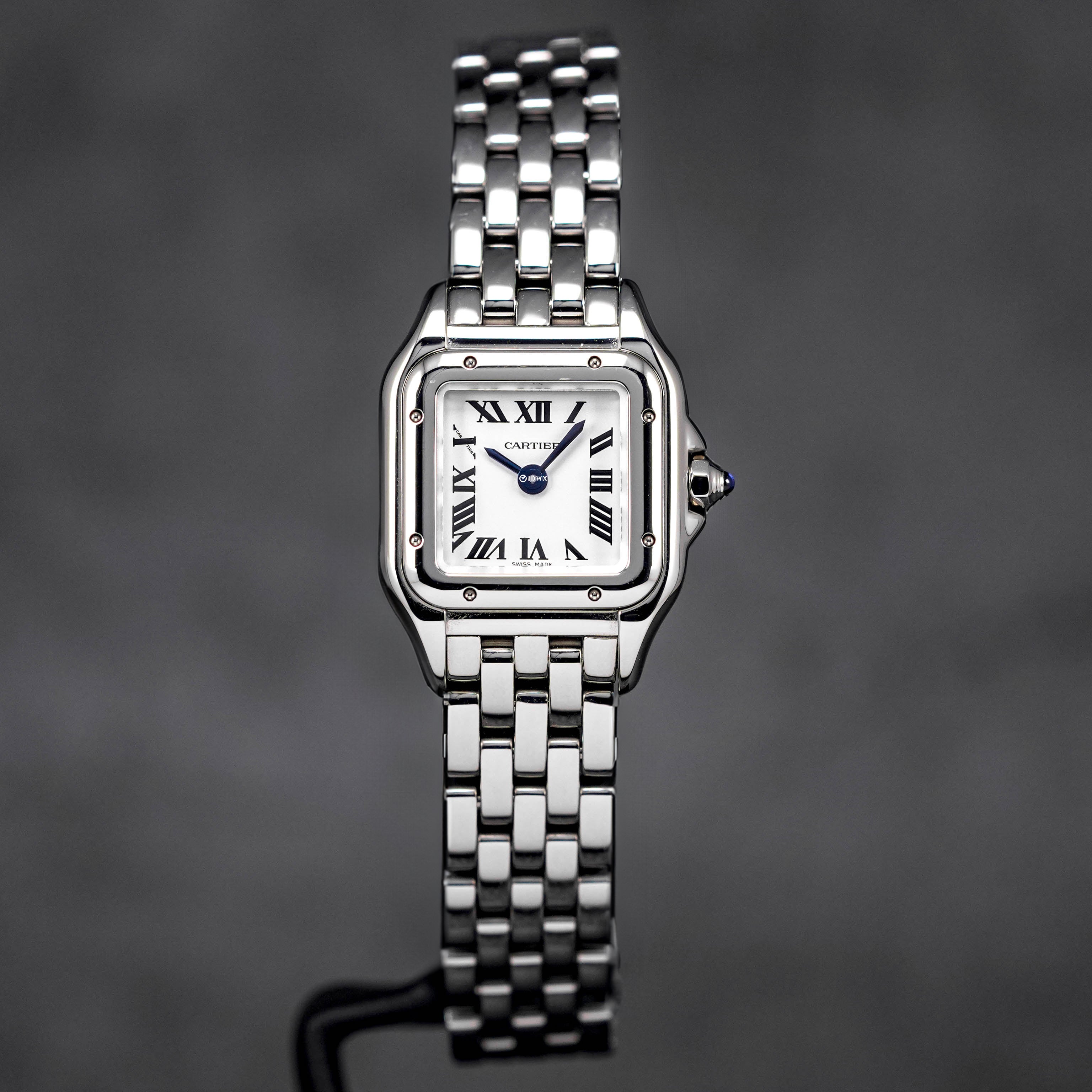 CARTIER PANTHERE STEEL MINI MODEL SILVER DIAL QUARTZ (2023) - IDWX