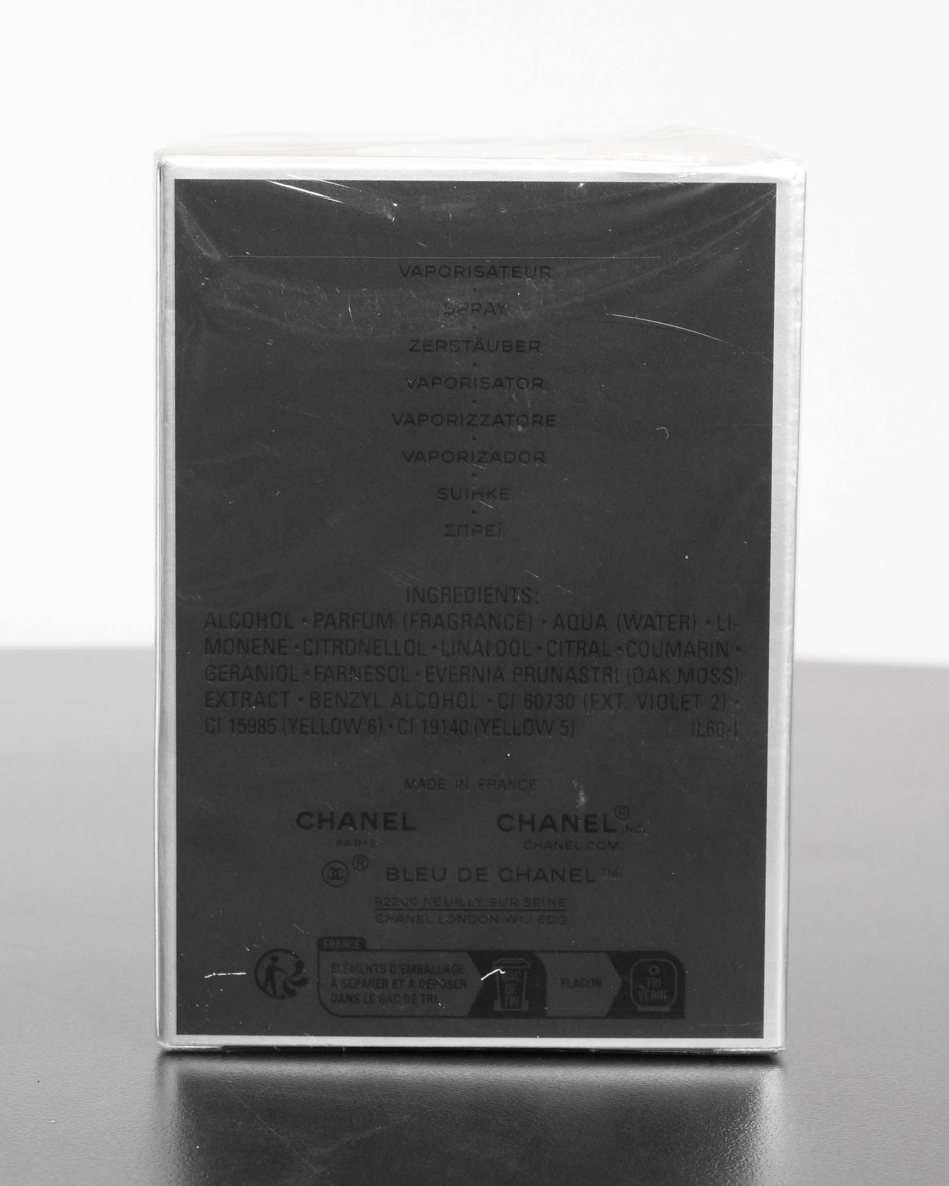 BLEU DE CHANEL PARIS EAU DE TOILETTE POUR HOMME 50 ML
