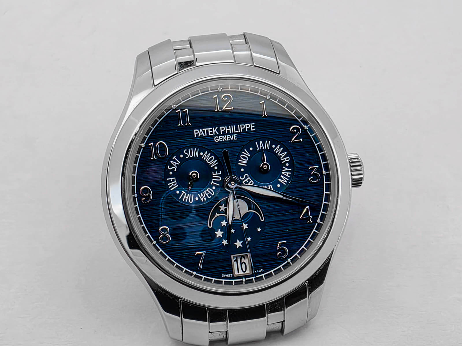 COMPLICATIONS 4947/1A STEEL ANNUAL CALENDAR MOONPHASE BLUE DIAL (2024)