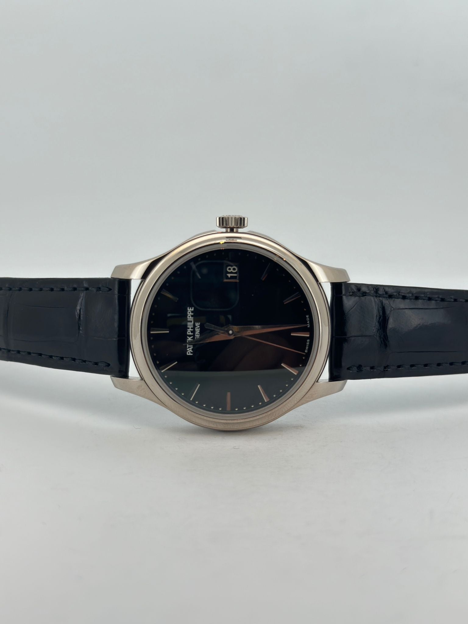 CALATRAVA 5227G WHITEGOLD BLACK DIAL (2020)