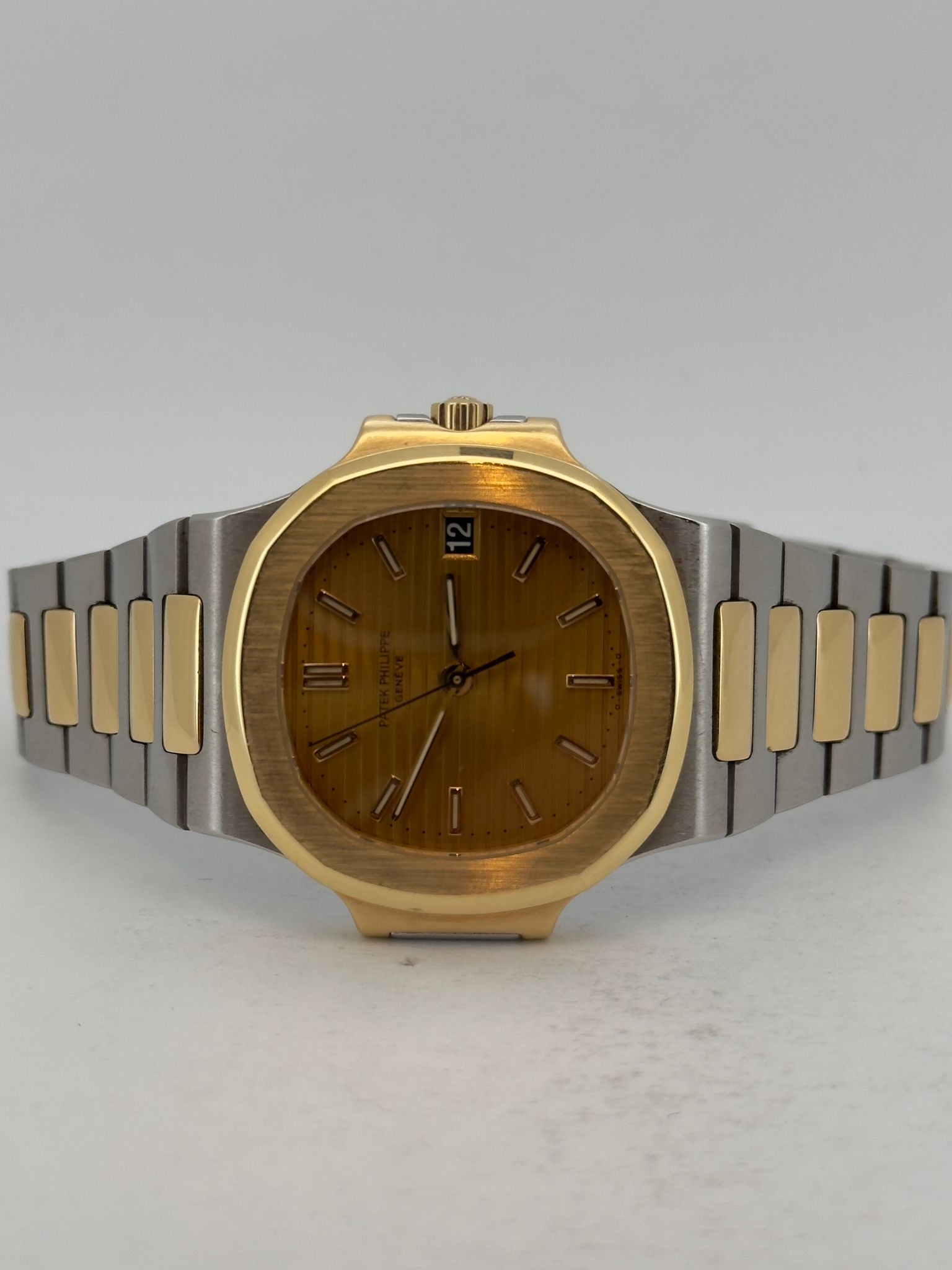 NAUTILUS 3800/1JA TWOTONE YELLOWGOLD CHAMPAGNE DIAL (WATCH ONLY)