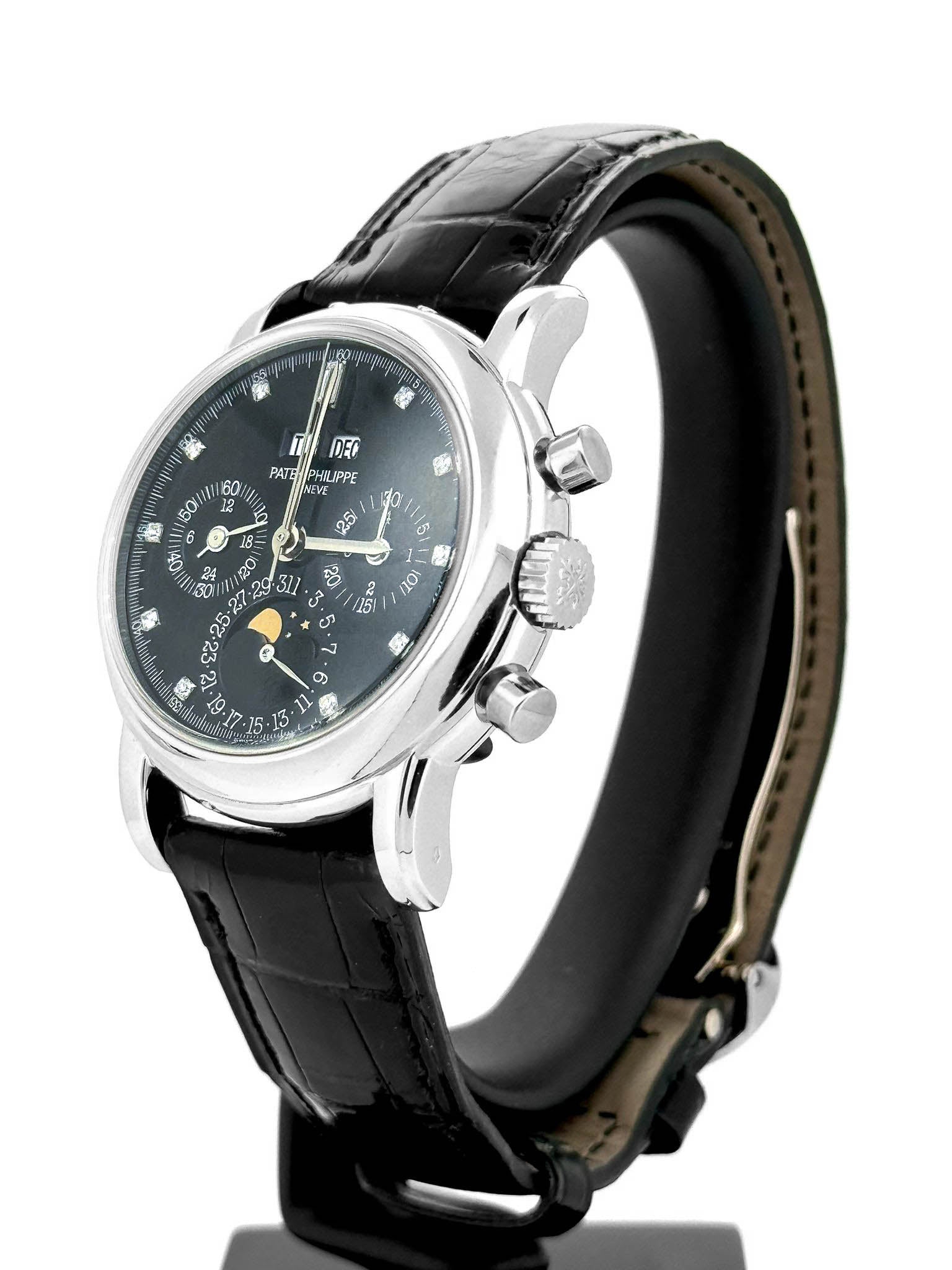 PERPETUAL CALENDAR 3970E CHRONOGRAPH BLACK DIAL (UNDATED)