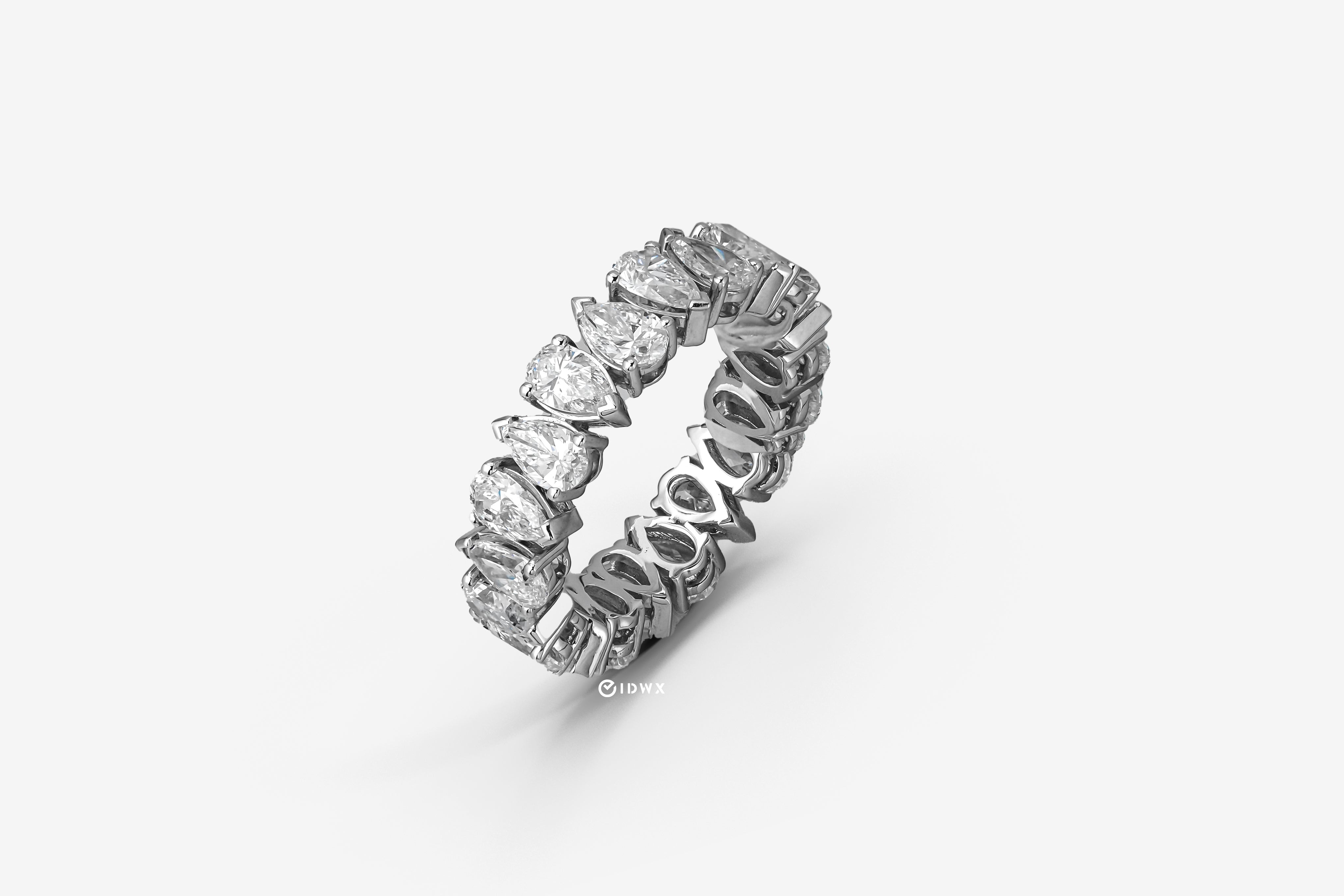 Pear Eternity Ring