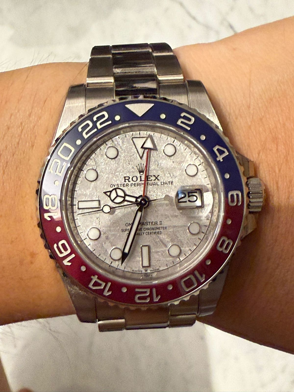 GMT MASTER-II 'PEPSI' WHITEGOLD METEORITE DIAL (2022)