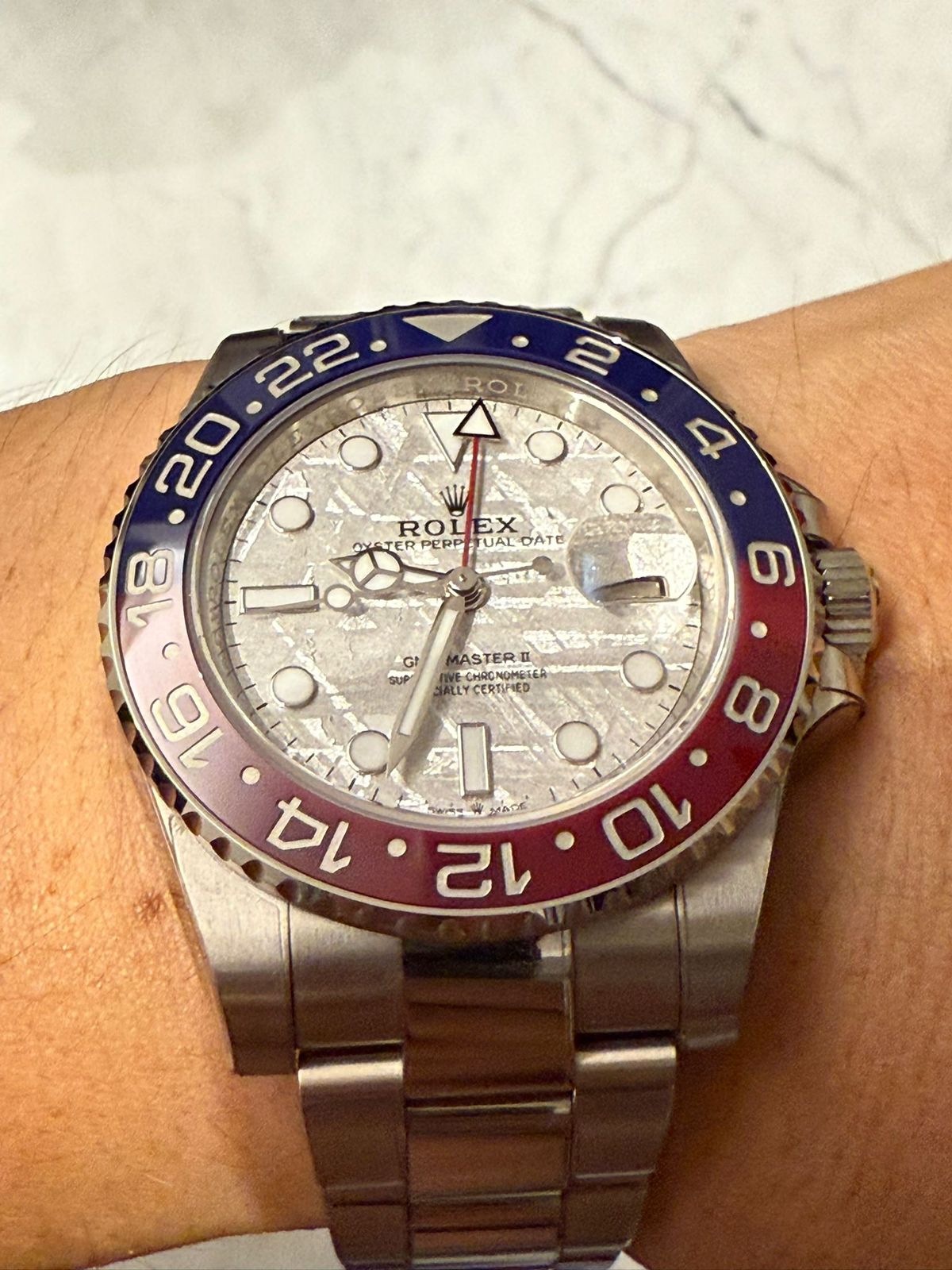 GMT MASTER-II 'PEPSI' WHITEGOLD METEORITE DIAL (2022)