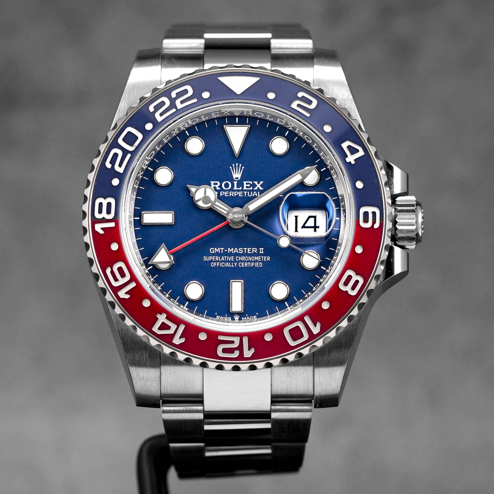 ROLEX GMT MASTER-II 'PEPSI' WHITEGOLD MIDNIGHT BLUE DIAL (2023) - IDWX