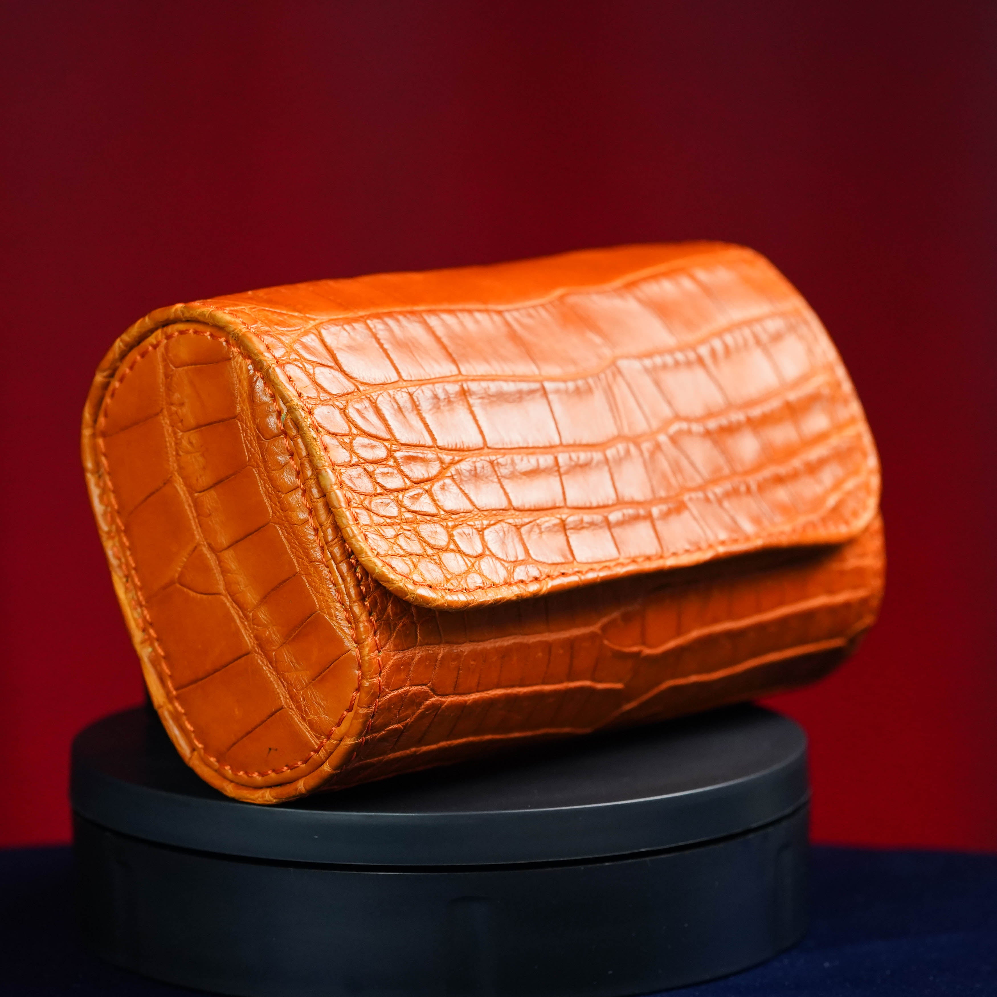 CROCODILE LEATHER CASE DUAL SLOT