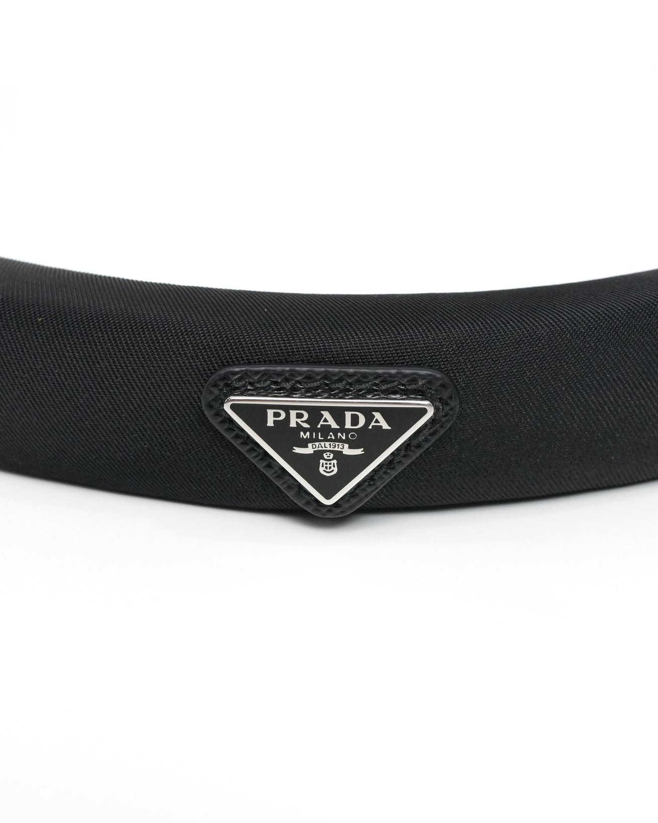 TESSUTO TRIANGLE LOGO HEADBAND BLACK